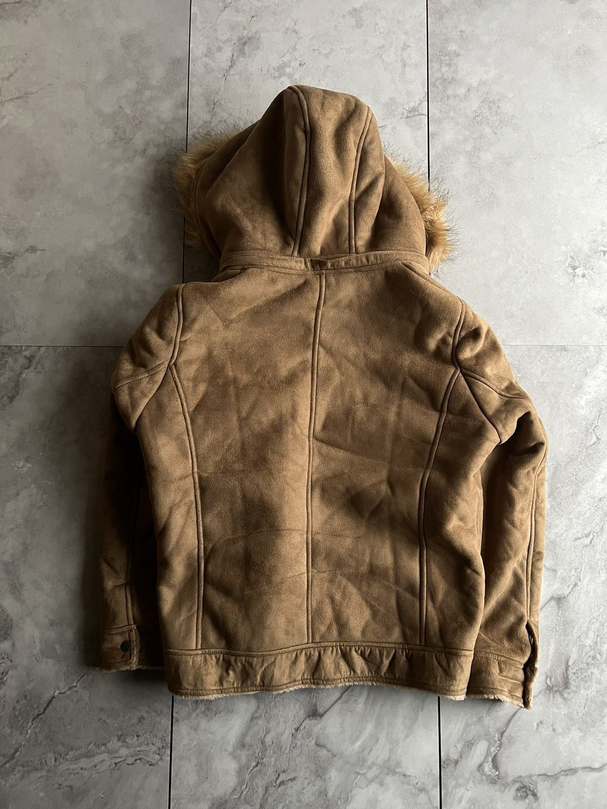 Japanese Brand Tak-Q fur Hooded/Lined Coat Size US M / EU 48-50 / 2 - 4 Thumbnail