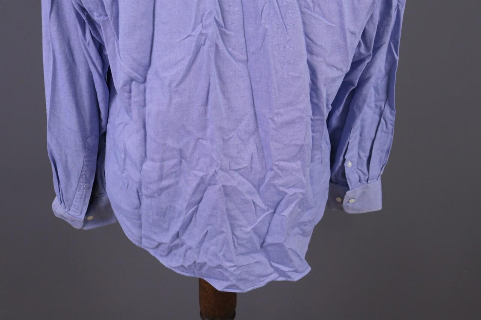 Designer Bottega del Sarto La Camicia Blue Button Down Shirt Size 43 Size US M / EU 48-50 / 2 - 7 Thumbnail