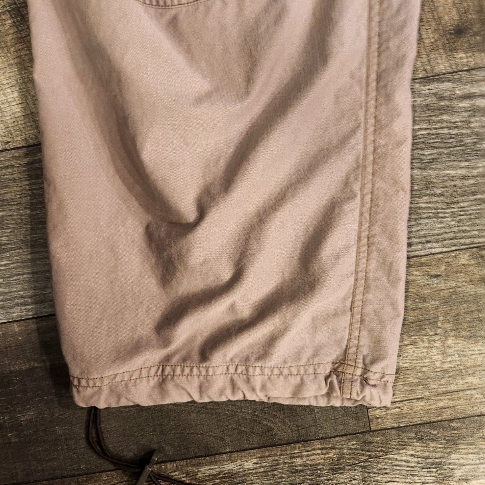 Abercrombie & Fitch VINTAGE Abercrombie Fitch Pants Mens Large Tan Cargo Paratrooper Baggy Y2K Size US 33 - 3 Thumbnail