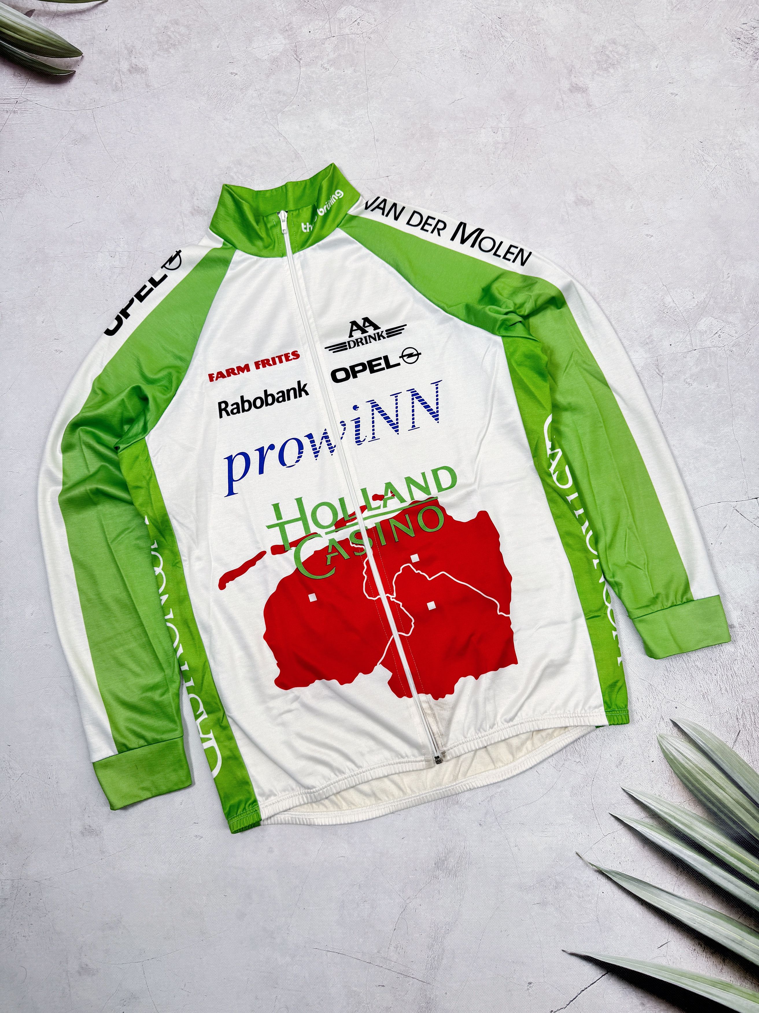 Vintage Vintage Rabobank Holland Casino Warm Cycling Jersey Opel Size US L / EU 52-54 / 3 - 1 Thumbnail