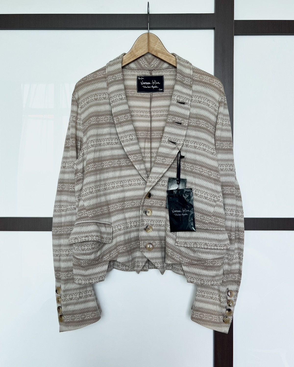 Number (N)ine Number (N)ine SS08 “Birds” Fair Isle Jacket Size US M / EU 48-50 / 2 - 2 Thumbnail