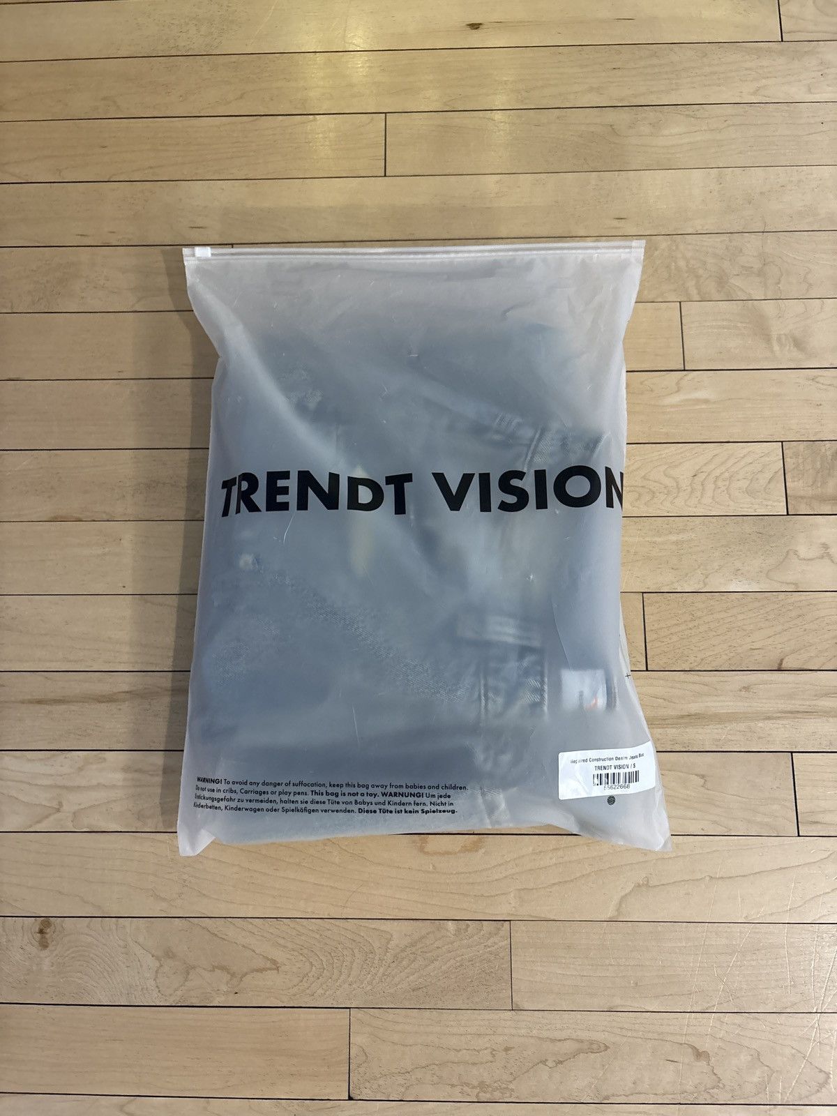 Trendt Vision Trendt Vision Repaired Construction Denim Jeans Blue Size US 31 - 6 Thumbnail
