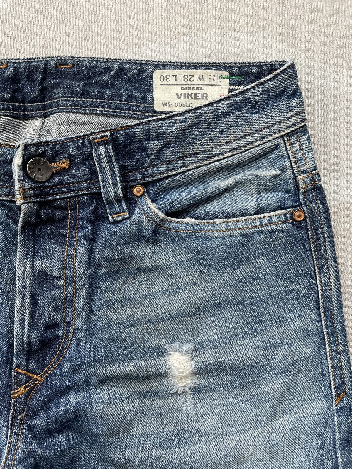 Diesel Diesel Viker Jeans (LG107) Size US 29 - 5 Thumbnail