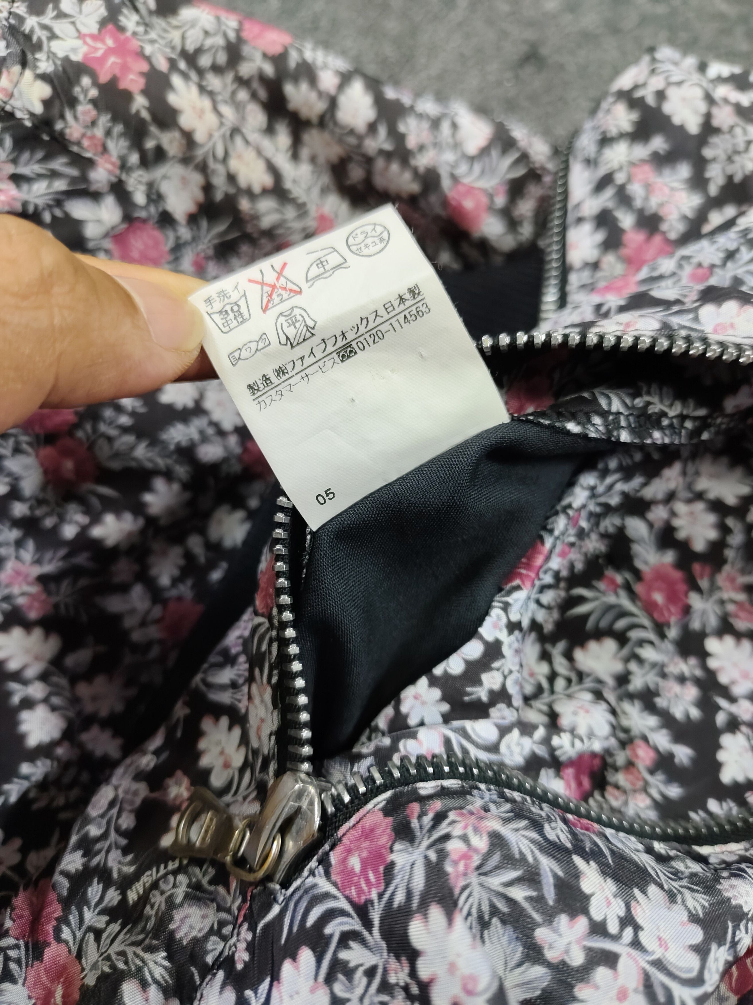 Japanese Brand 🇯🇵 Artisan 🇯🇵 by Five Fox Florals Graphic Cupra Jacket Size L / US 10 / IT 46 - 9 Thumbnail