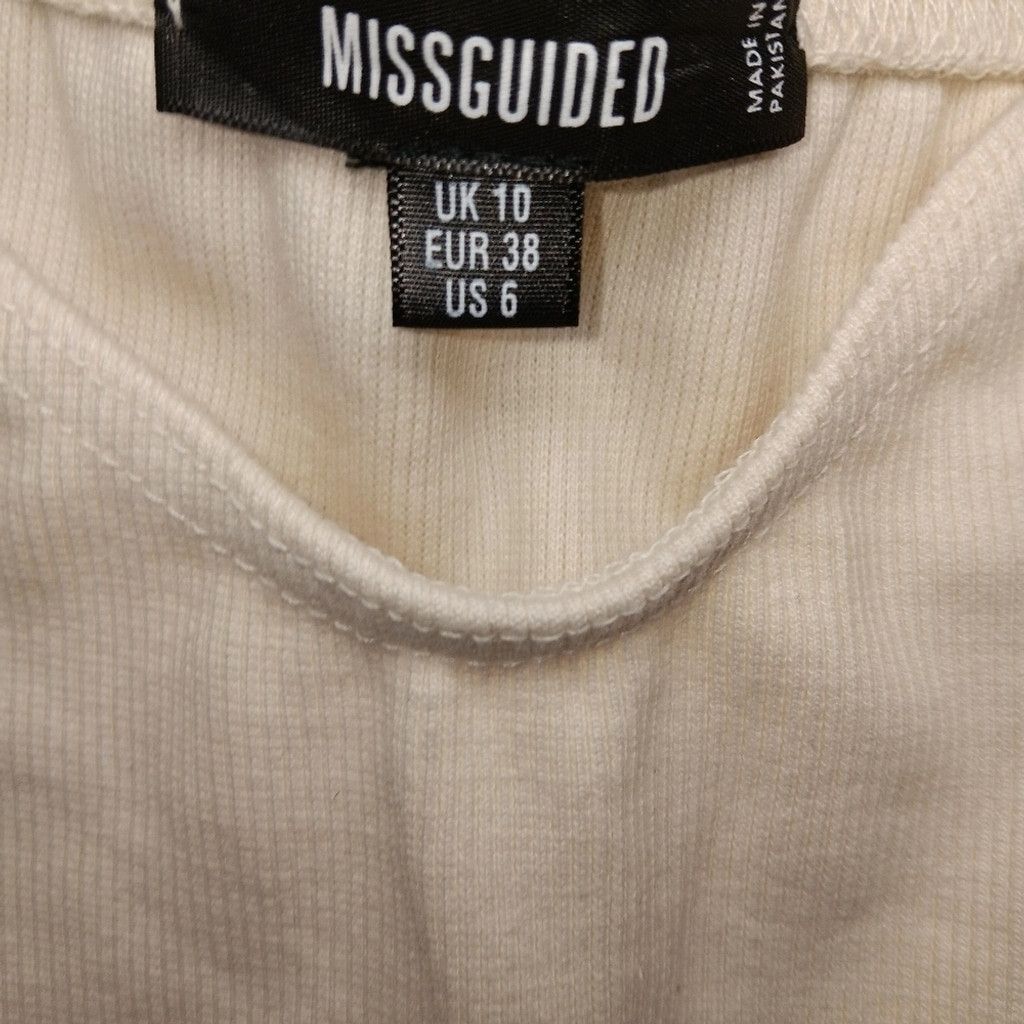 Missguided Missguided Bodysuit W/Bell sleeves, off-white, S 6,NWOT Size M / US 6-8 / IT 42-44 - 5 Thumbnail