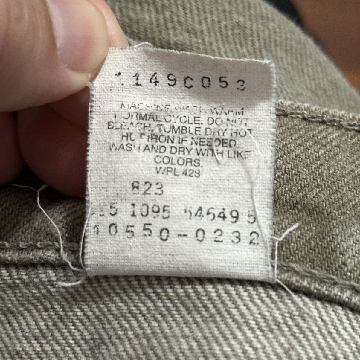 Levi's Levi’s Orange Tab 550 USA 90s Denim Olive Green 36x32 90s Size US 36 / EU 52 - 11 Thumbnail
