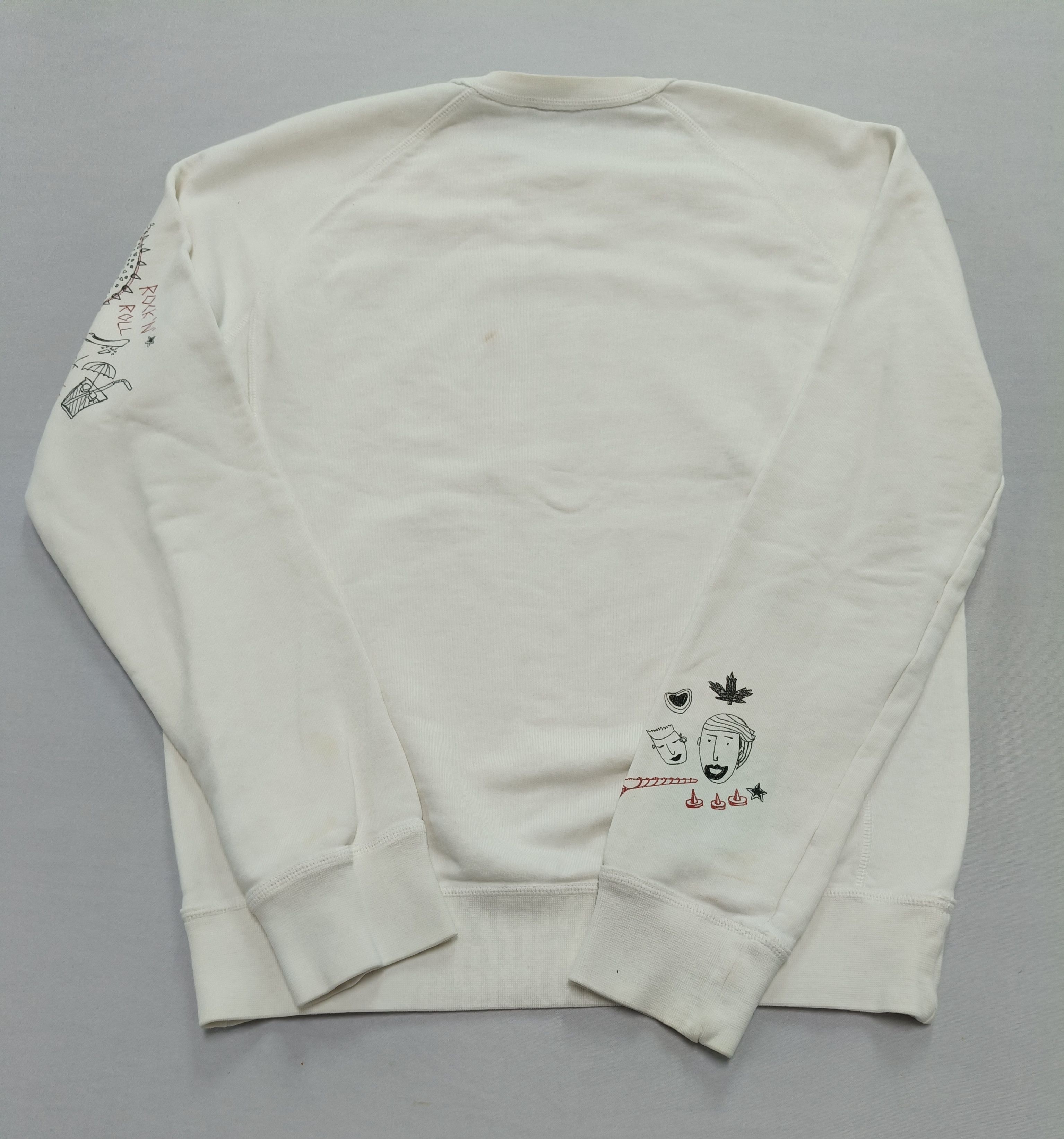 Dsquared2 Dance Music Illustration Pullover Sweatshirt/Jumper Size US L / EU 52-54 / 3 - 2 Thumbnail