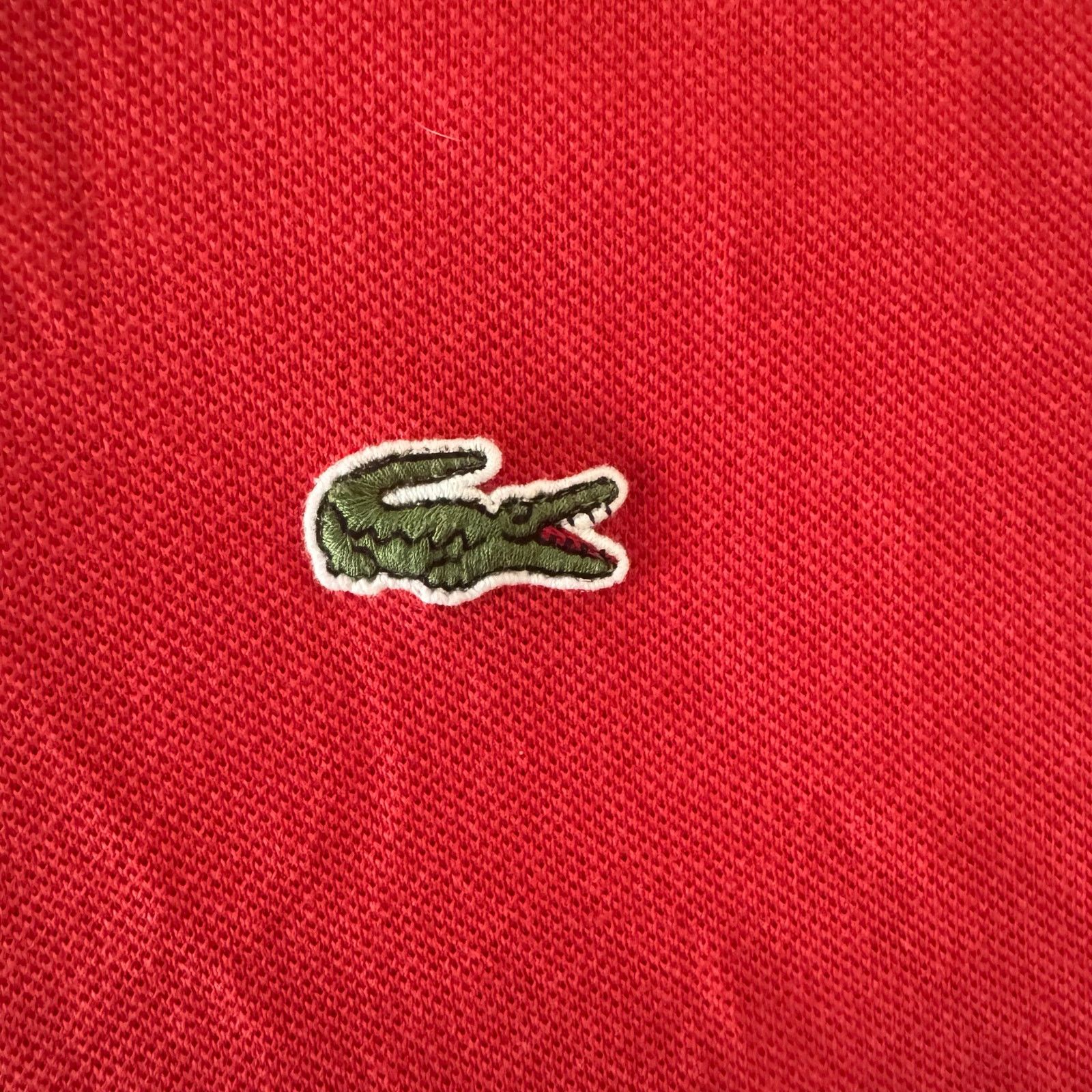 Lacoste Lacoste Early 2000's Mens Alligator Polo Shirt 7 US 2XL Red Size US XXL / EU 58 / 5 - 2 Thumbnail