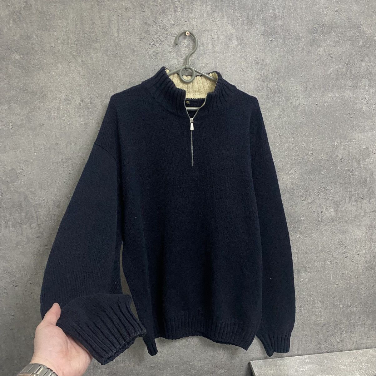 Loro Piana Loro Piana Cotton Quarter Zip Sweater Jumper Size US L / EU 52-54 / 3 - 2 Thumbnail