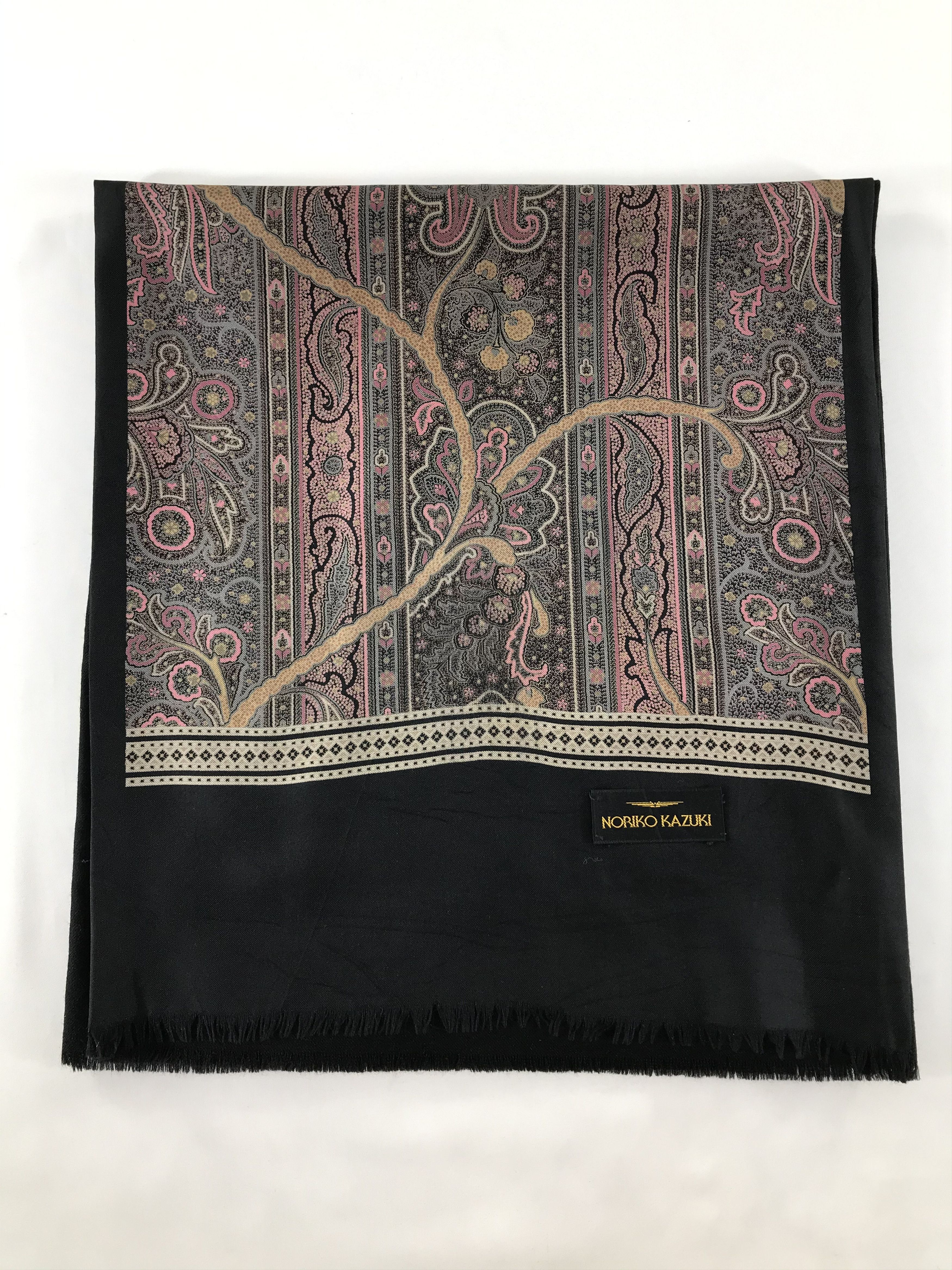 Vintage Vintage Noriko Kazuki Silk Scarf Size ONE SIZE - 2 Thumbnail