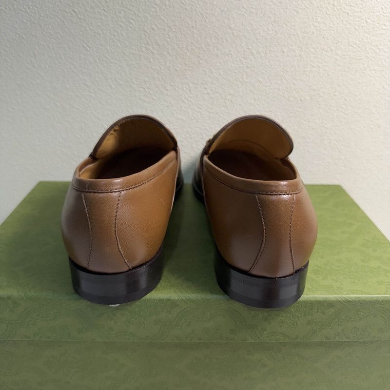Gucci Gucci Interlocking Leather Casual Loafers for Men - Size US 8 / EU 41 - 3 Thumbnail