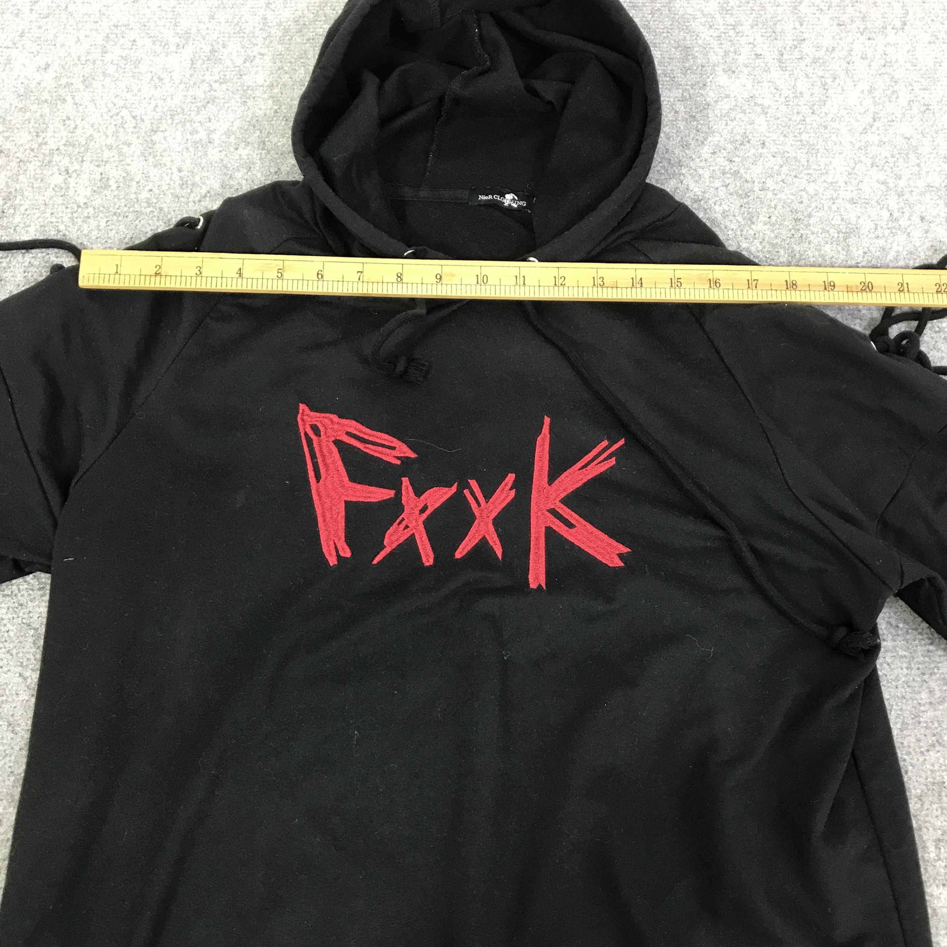 Japanese Brand NIER CLOTHING JAPAN STYLE PUNK HOODIES SWEATSHIRT K103B9 Size US L / EU 52-54 / 3 - 5 Thumbnail