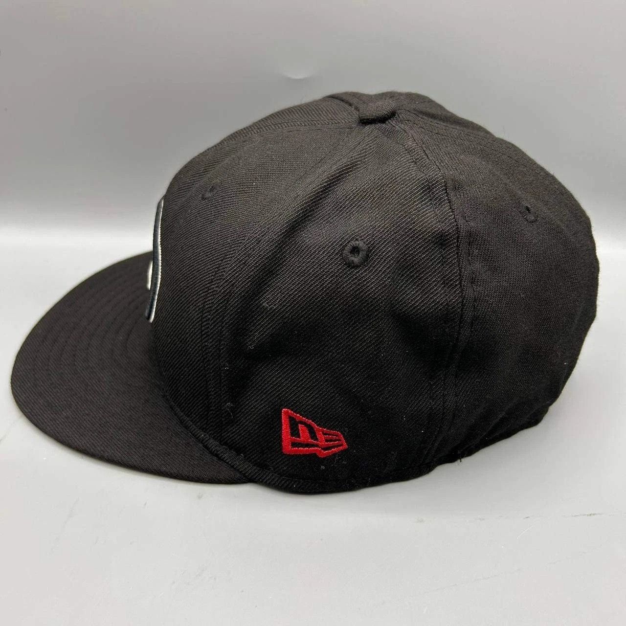 New Era San Francisco 49ers Hat Men 7 1/8 Black NFL Fitted Cap Wool Size ONE SIZE - 8 Thumbnail