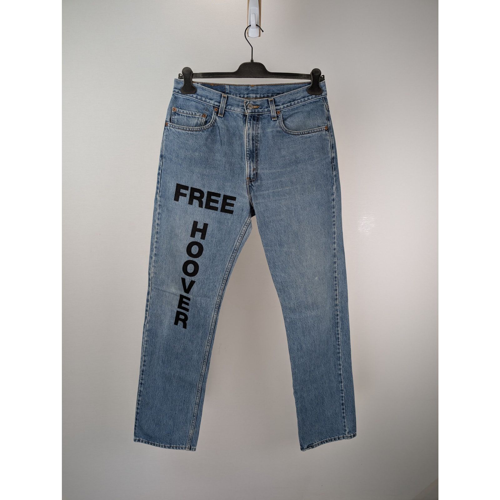 Levi's o1rshd1 Free Hoover Regular Fit Straight Leg Denim Jeans Size US 34 / EU 50 - 1 Thumbnail