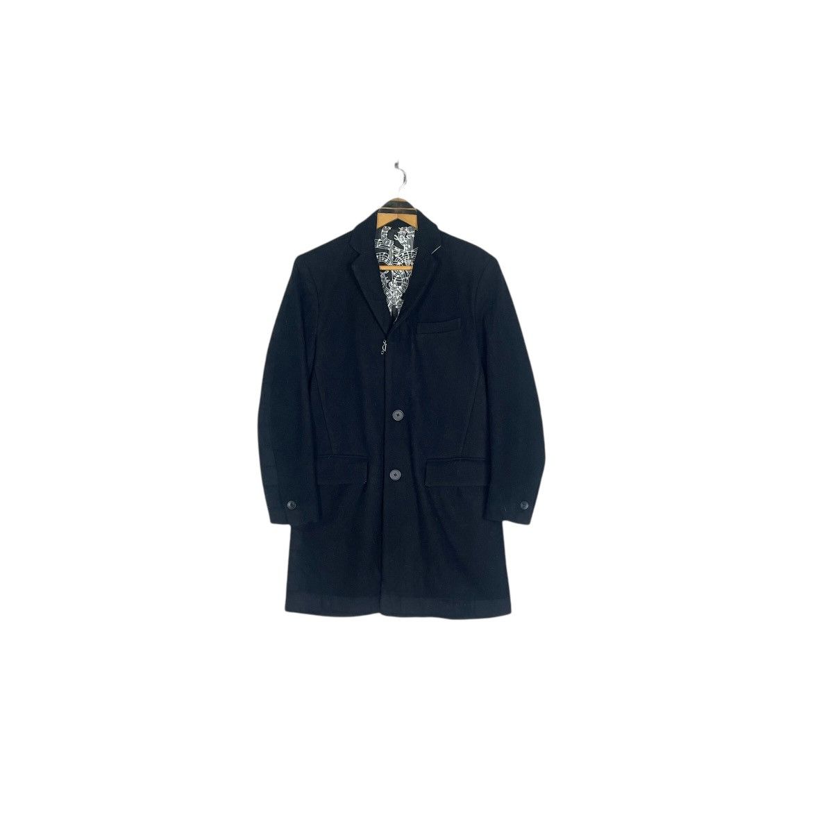 Number (N)ine Number (N)ine x Studios Musical Note Chester Coat Size US S / EU 44-46 / 1 - 2 Thumbnail