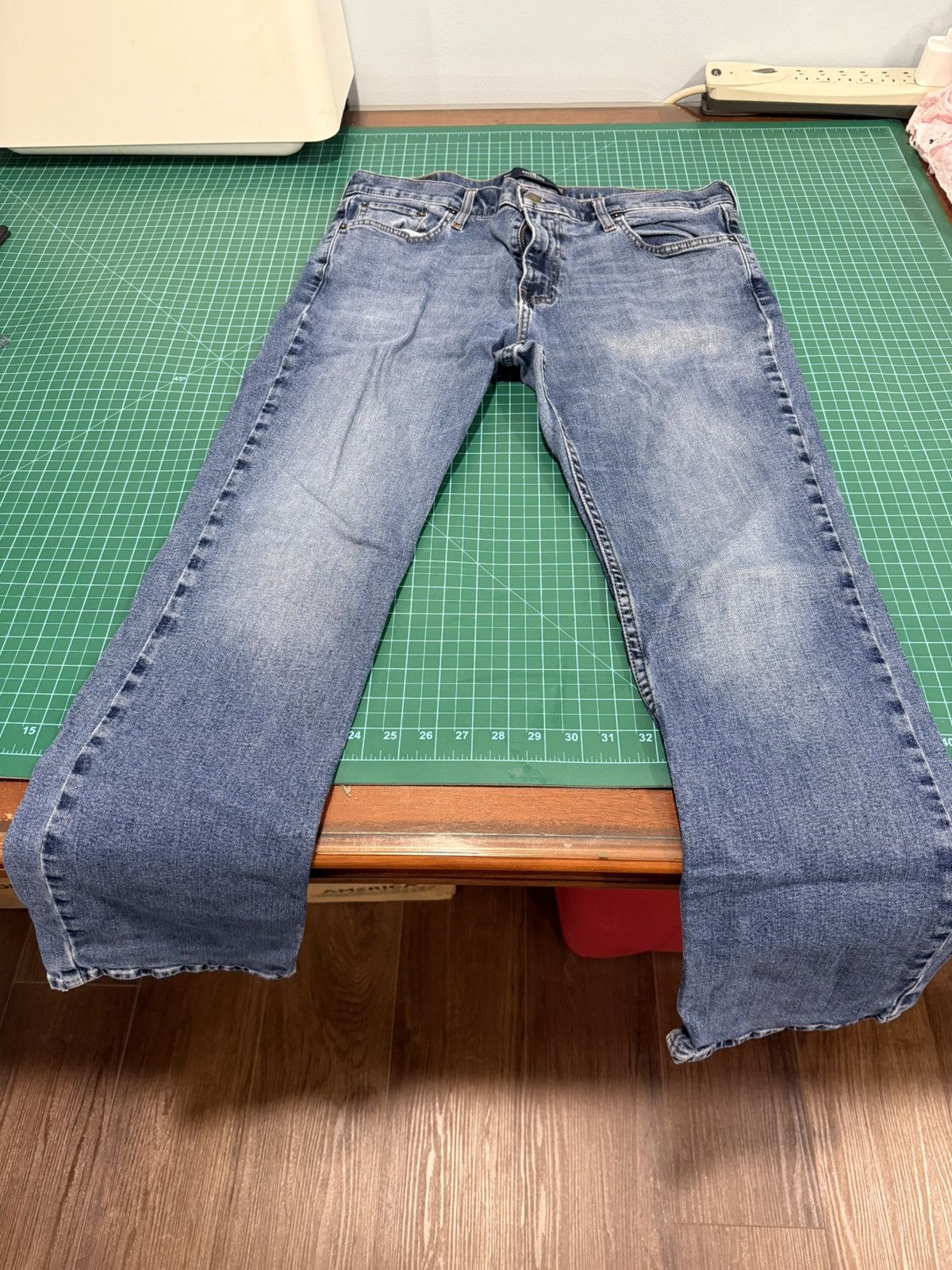 Hollister Hollister Blue Denim Jeans Boot Cut Size US 34 / EU 50 - 1 Thumbnail