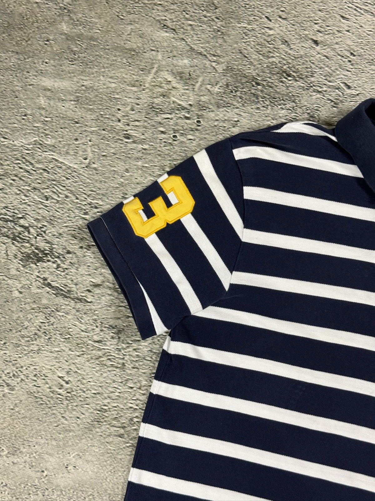 Ralph Lauren Chief Keef Polo Ralph Lauren big pony striped navy white Size US S / EU 44-46 / 1 - 2 Thumbnail