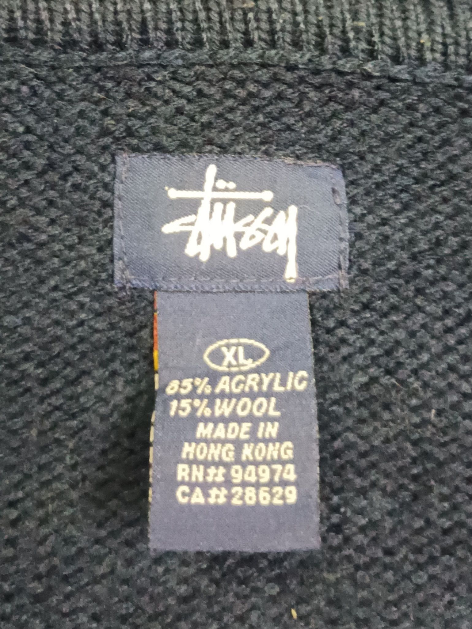 Stussy 🔥 STUSSY ZIPPER HOODIE SWEATSHIRT 🔥 Size US XL / EU 56 / 4 - 4 Thumbnail