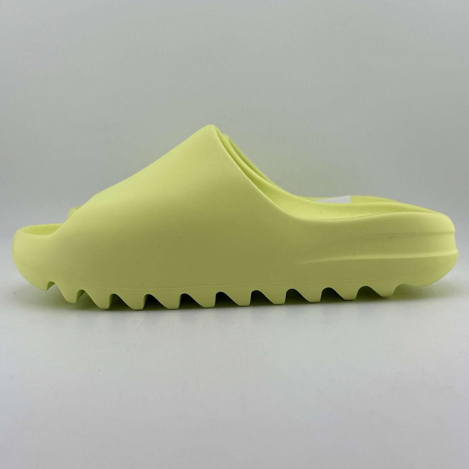 Adidas Yeezy Slide Green Glow 5 Used OG Box GX6138 Size US 5 / EU 37 - 2 Thumbnail