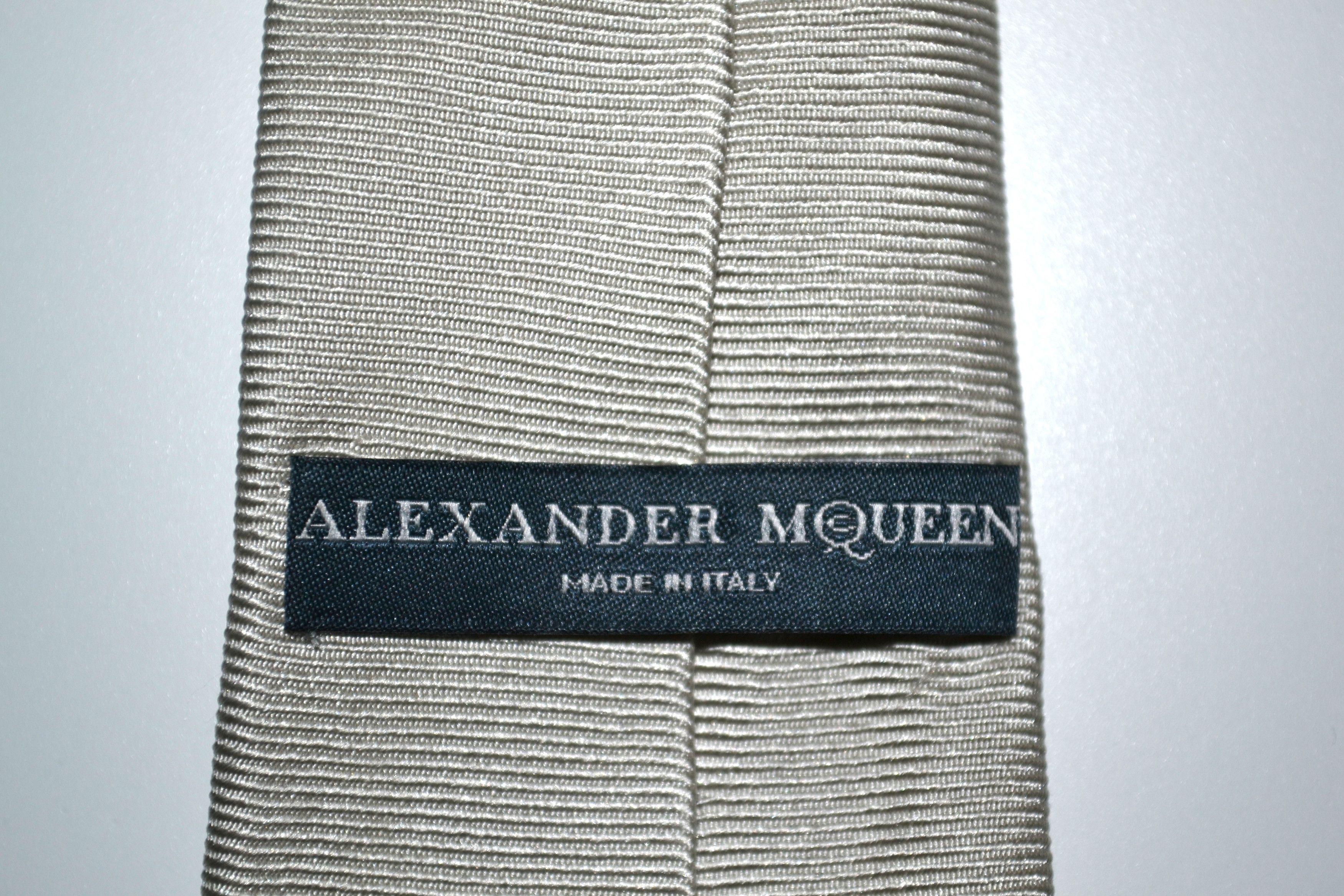 Alexander McQueen Alexander McQueen Tie Size ONE SIZE - 7 Thumbnail