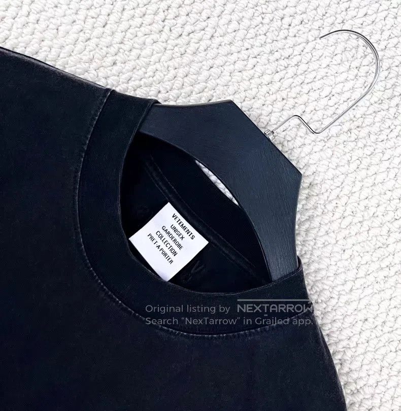 Vetements Vetements Washed and distressed black, graffiti multi-elem Size US S / EU 44-46 / 1 - 3 Thumbnail