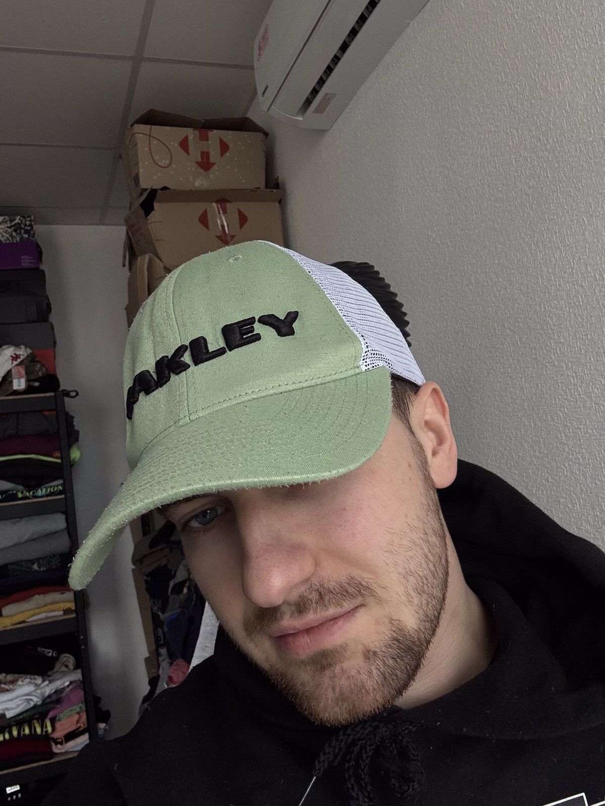Oakley × Vintage Oakley big logo trucker hat 00s Size ONE SIZE - 4 Thumbnail