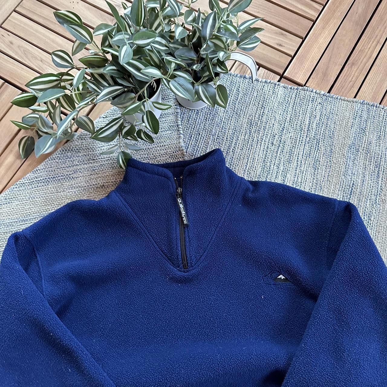 Quiksilver Vintage Y2K Quiksilver Surfwear Fleece Half Zip Jacket Size US S / EU 44-46 / 1 - 3 Thumbnail