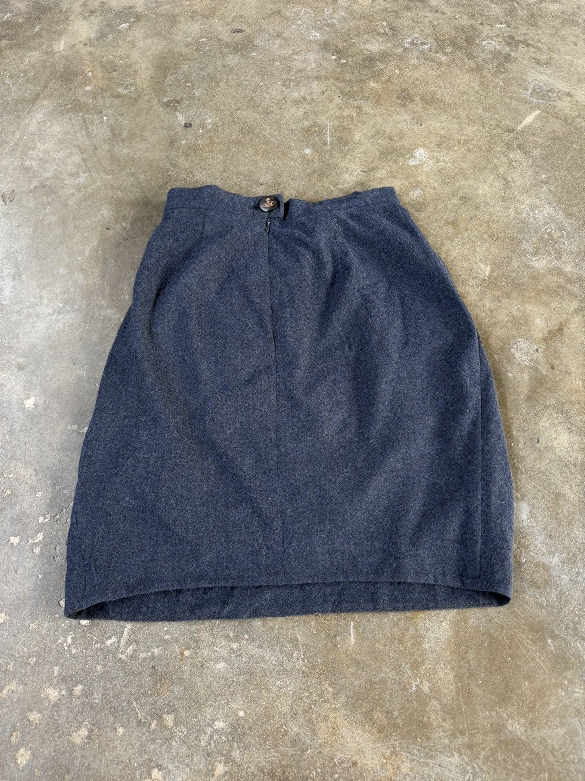 Vivienne Westwood Vintage Vivienne Westwood Anglomania Asymmetrical Wool Skirt Size 28" / US 6 / IT 42 - 3 Thumbnail