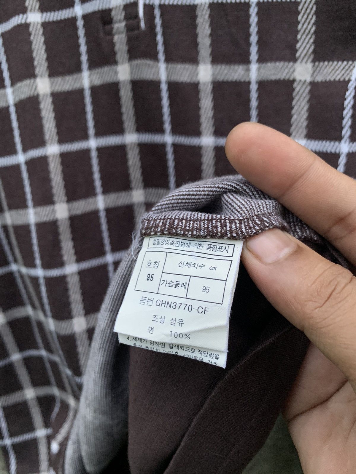 Dior Vintage Dior brown plaid longsleeve polo rugby shirt Size M / US 6-8 / IT 42-44 - 9 Thumbnail