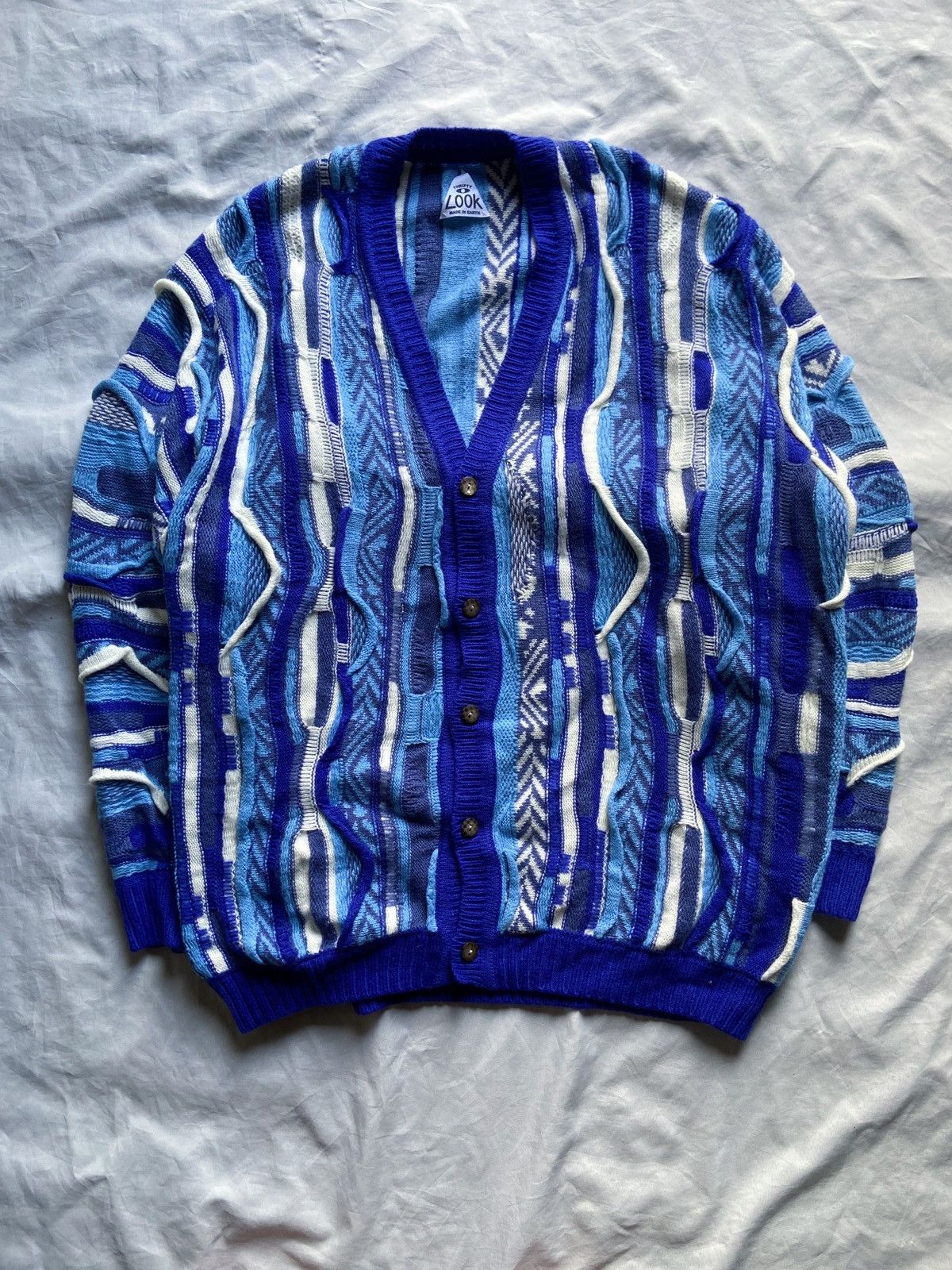 Japanese Brand JAPANESE COOGI STYLE THRIFTY CARDIGAN KNIT Size US XL / EU 56 / 4 - 1 Thumbnail