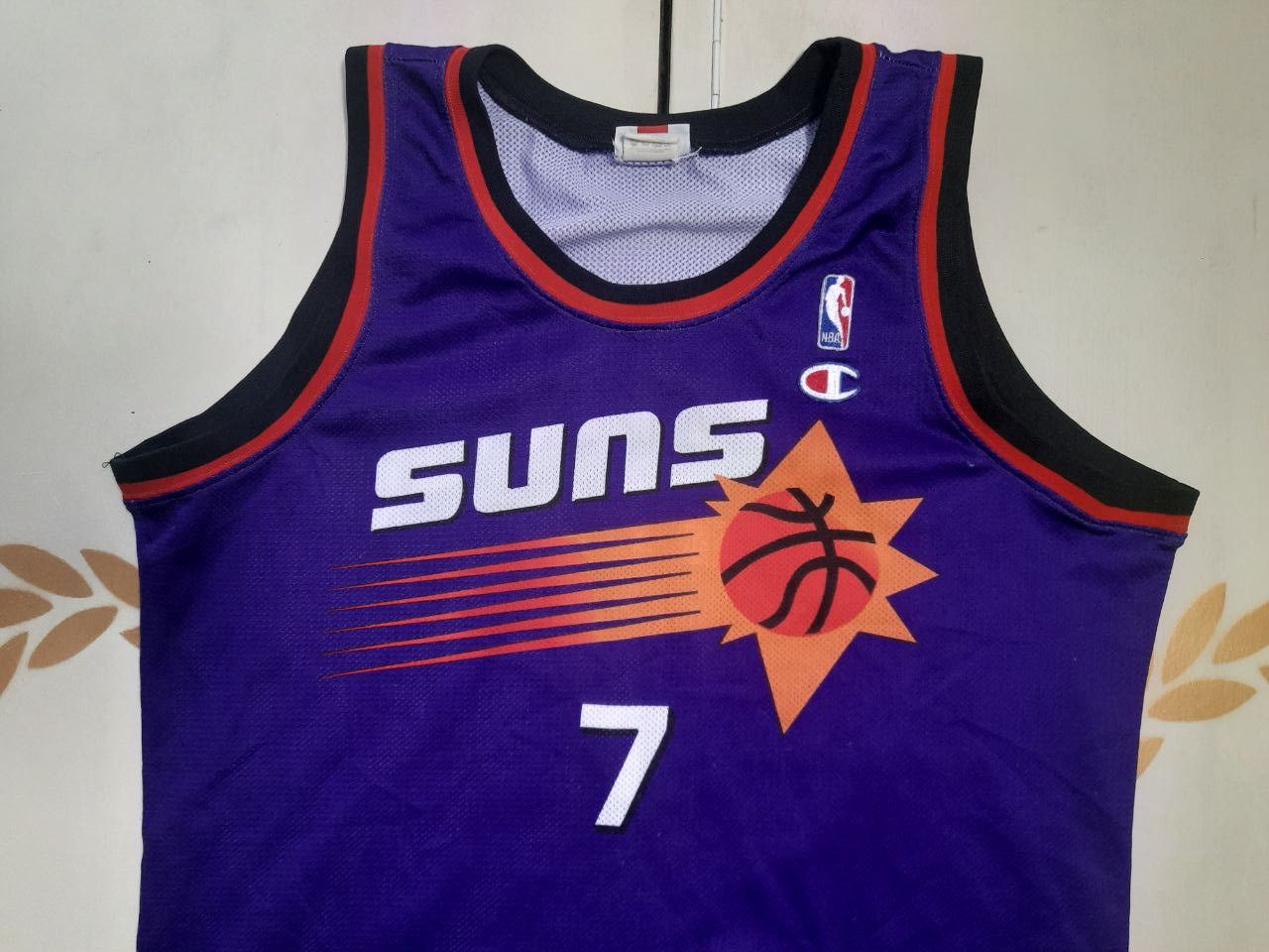 Champion × NBA Champion Phoenix Suns NBA Jersey 7 K.Johnson 90's Size US L / EU 52-54 / 3 - 4 Thumbnail
