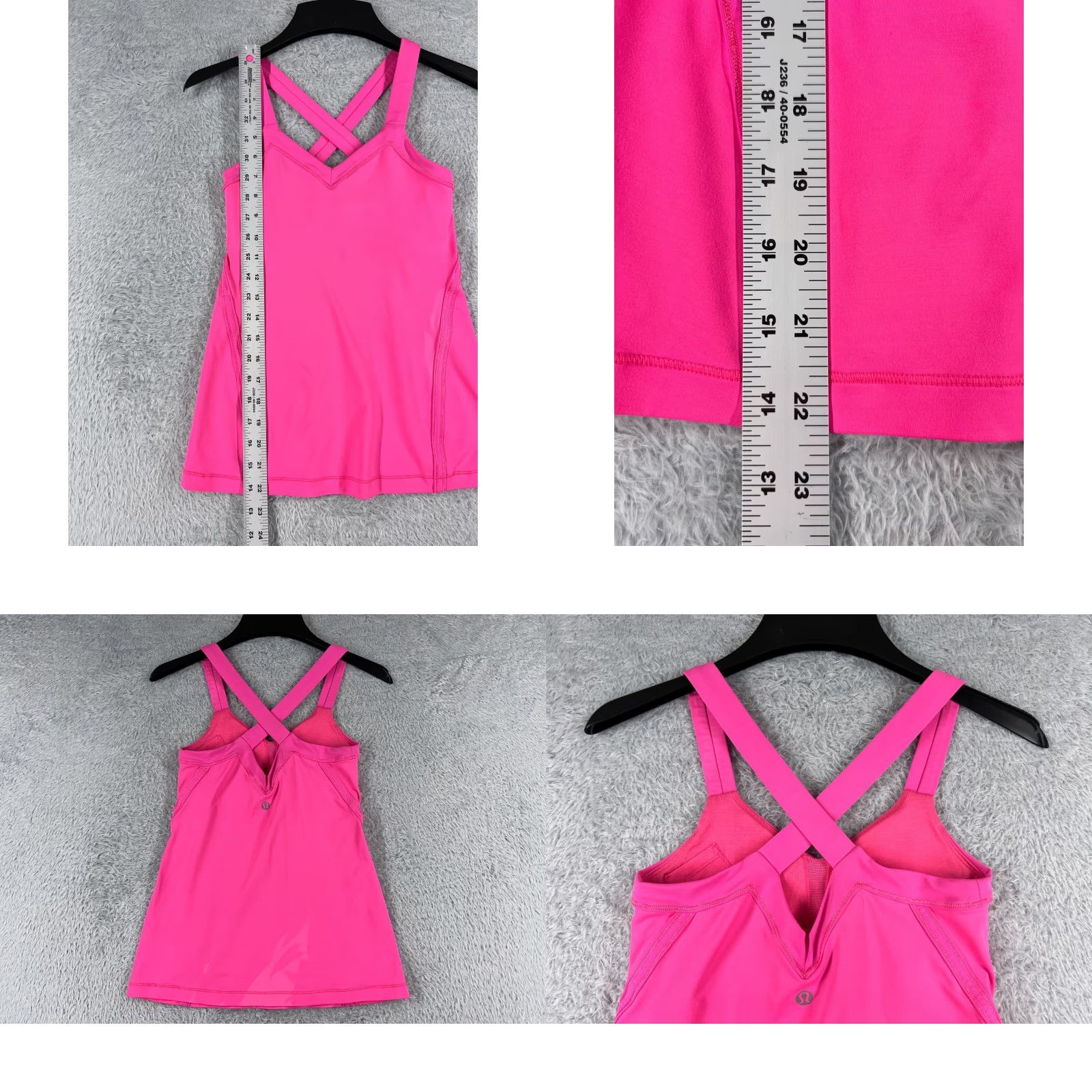 Lululemon Lululemon Shirt Women Pink Mile A Minute Tank Run Jersey Luxtreme W1B87S Sleeveless Racerback V-Neck Casual Shirt, 2, Regular, Pink, Women's Tank Size XS / US 0-2 / IT 36-38 - 8 Thumbnail