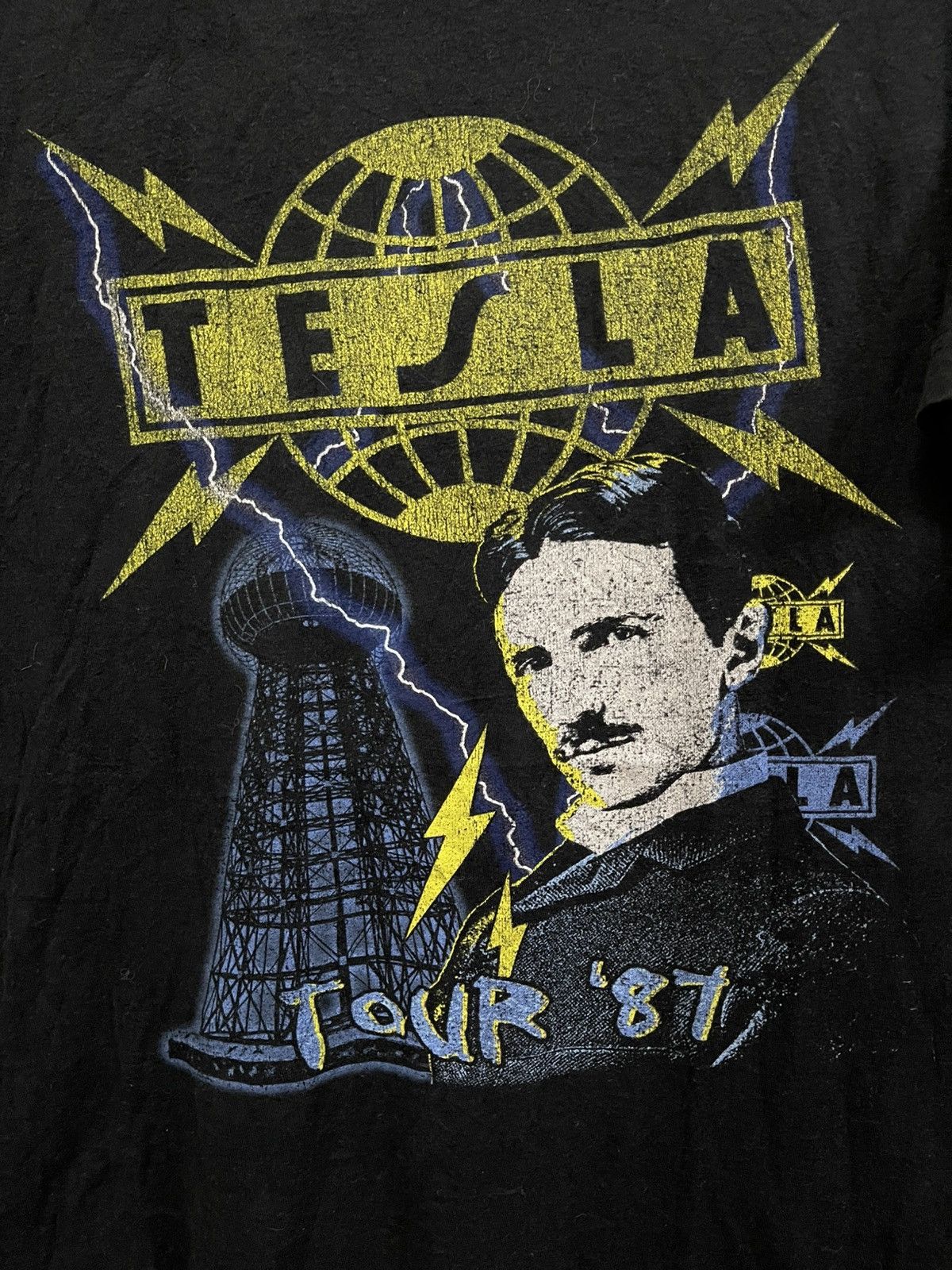 Other Tesla " Mechanical Resonance" Tour '87 Concert🔥🔥🔥 Size US L / EU 52-54 / 3 - 2 Thumbnail