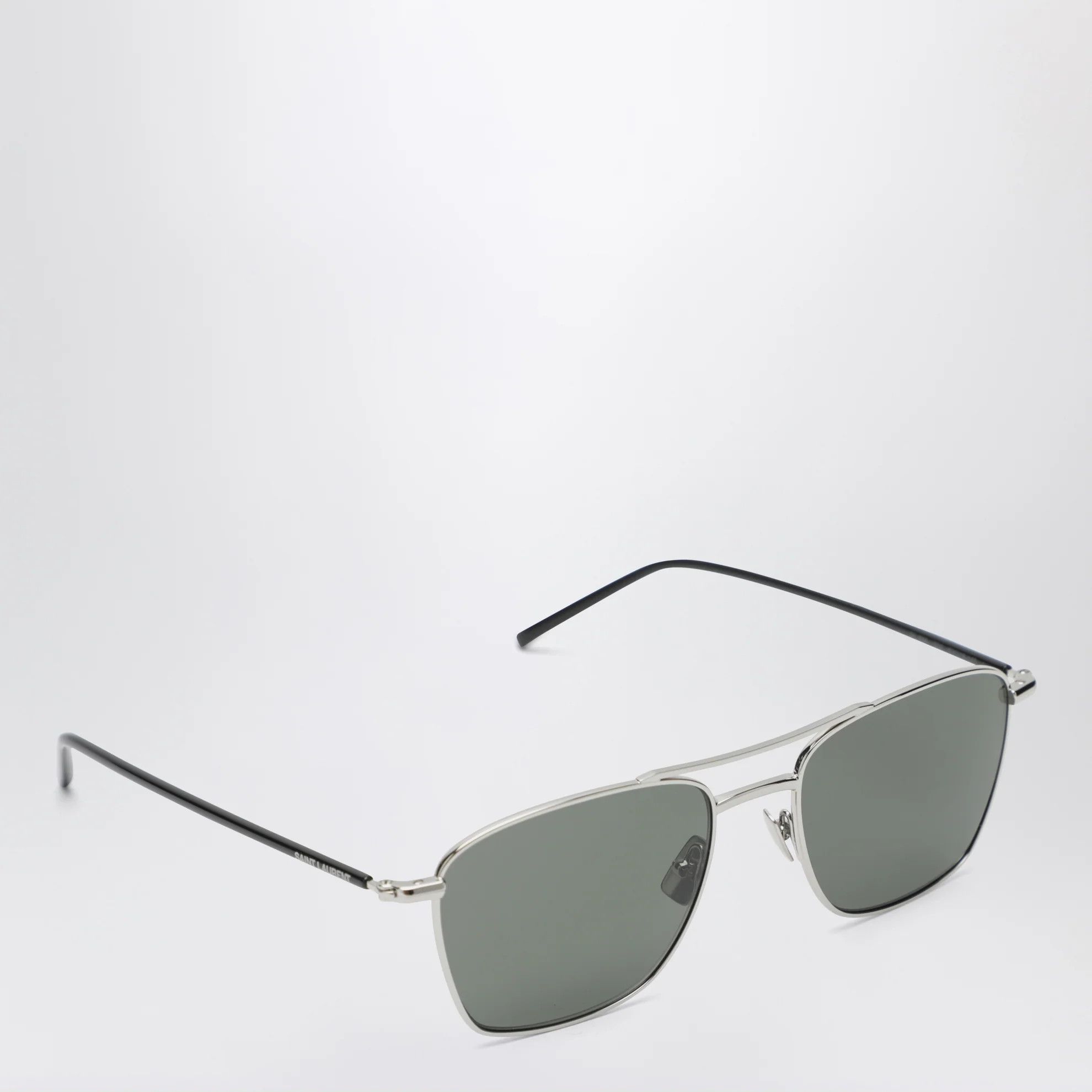 Saint Laurent Paris o1d2blof0526 Size: OS / Rectangular Sunglasses in Silver Size ONE SIZE - 2 Thumbnail