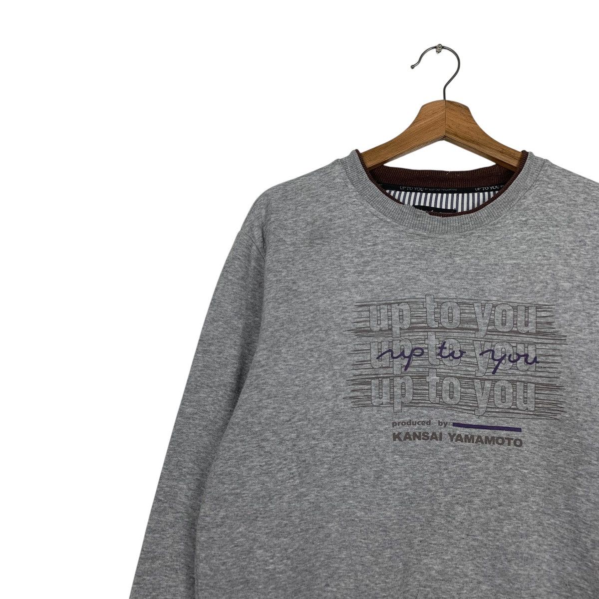 Kansai Yamamoto Up To You By Kansai Yamamoto Crewneck Sweatshirt Size US L / EU 52-54 / 3 - 6 Thumbnail
