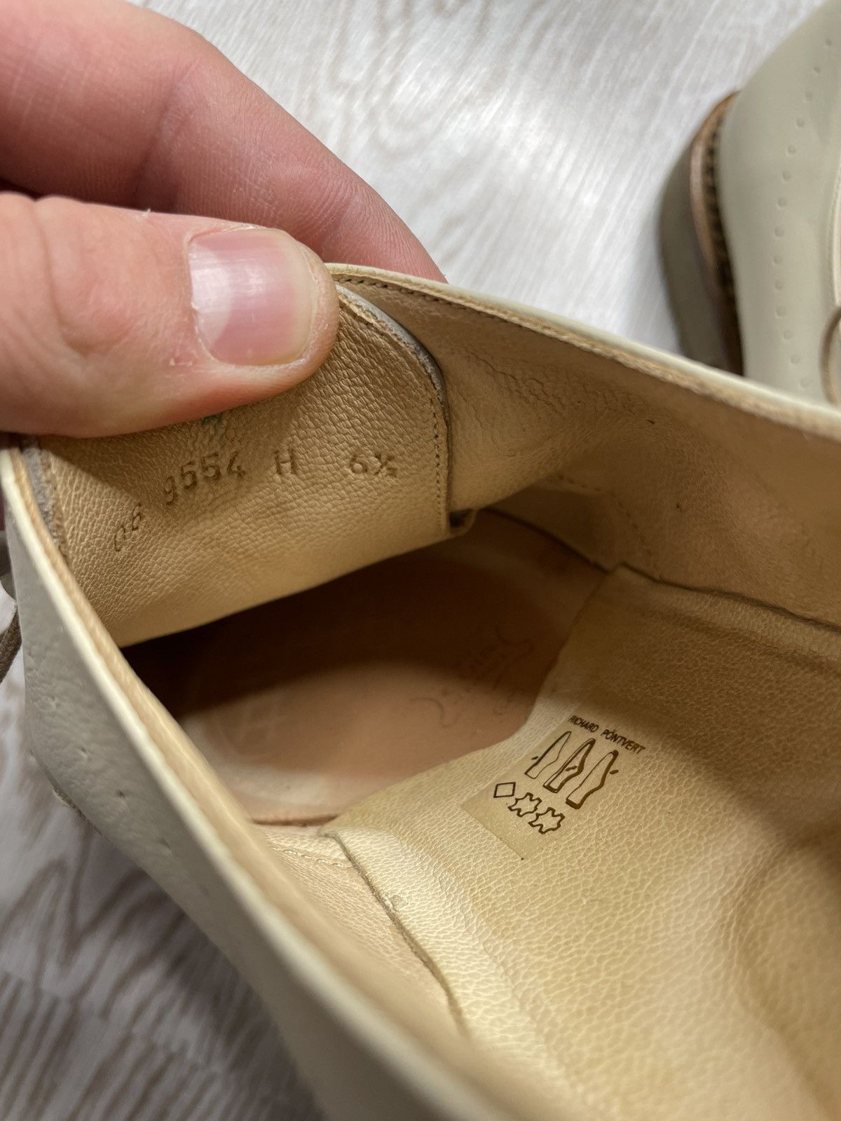 Paraboot ParaBoot Beige Oxford Leather Shoes size 6.5 Size US 6.5 / EU 39-40 - 12 Thumbnail