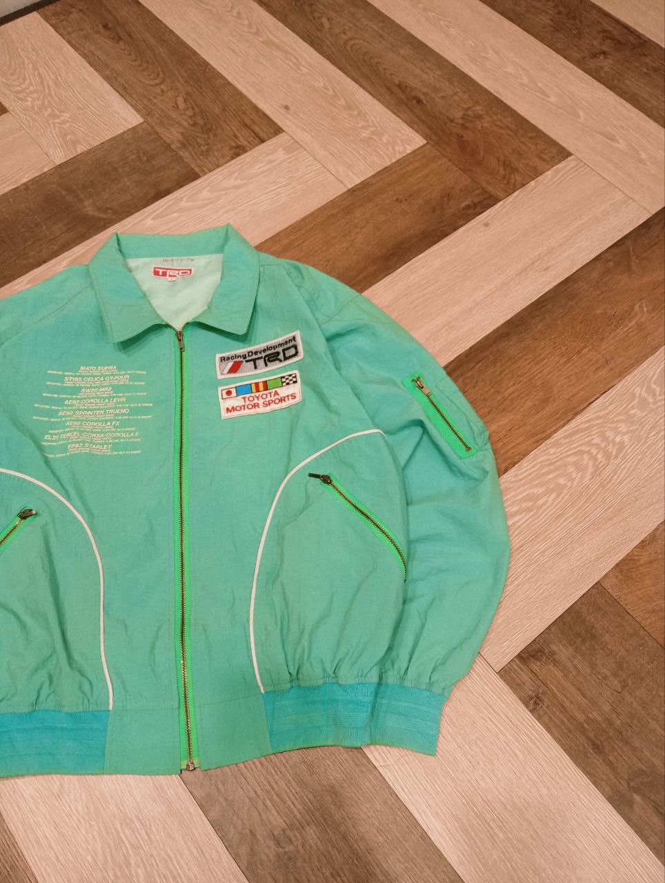Vintage VINTAGE TRD TOYOTA MOTOR SPORTS BOMBER JACKET Size US L / EU 52-54 / 3 - 5 Thumbnail