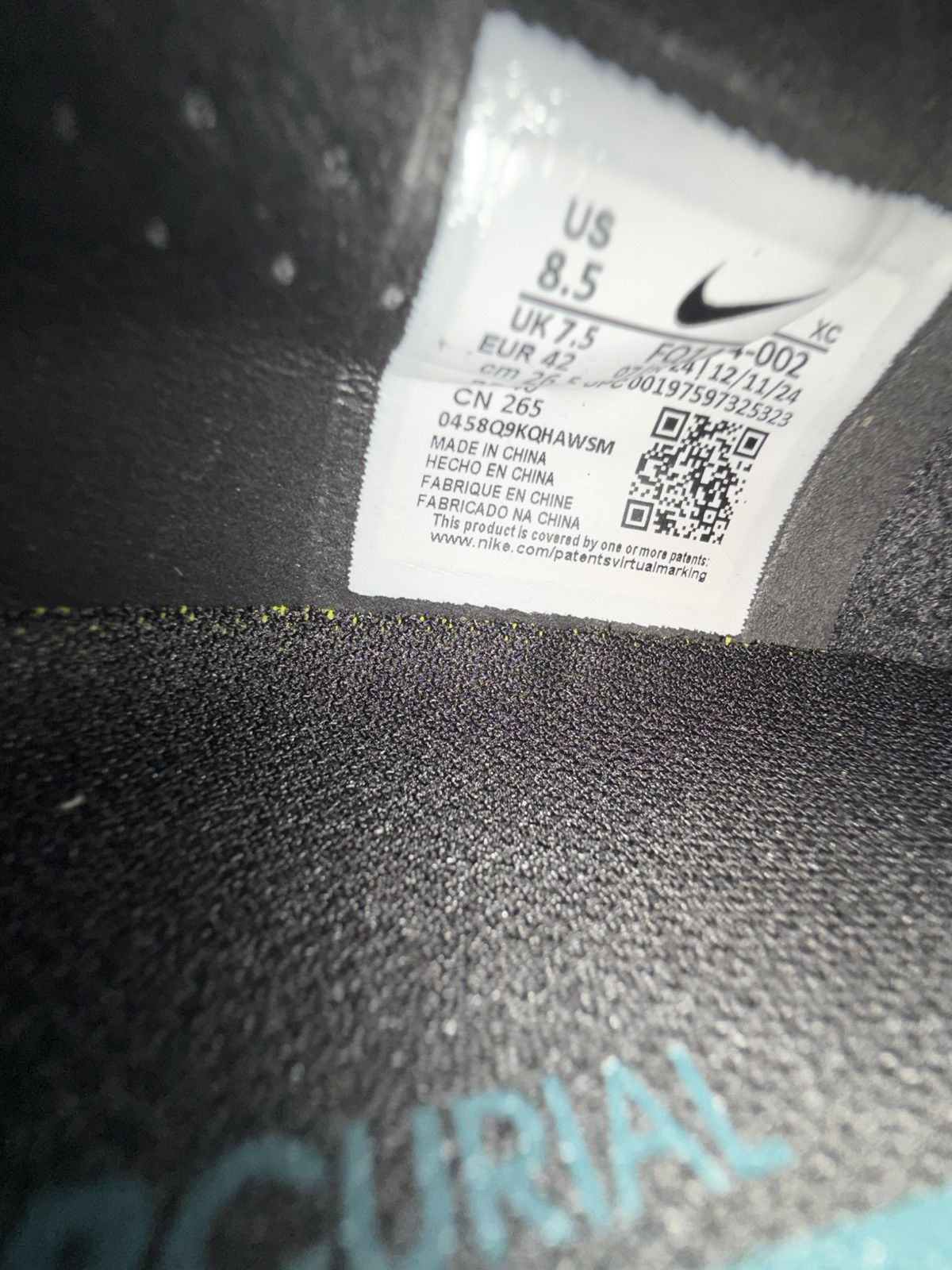 Nike Nike Mercurial Superfly 10 Elite Size US 8.5 / EU 41-42 - 10 Thumbnail