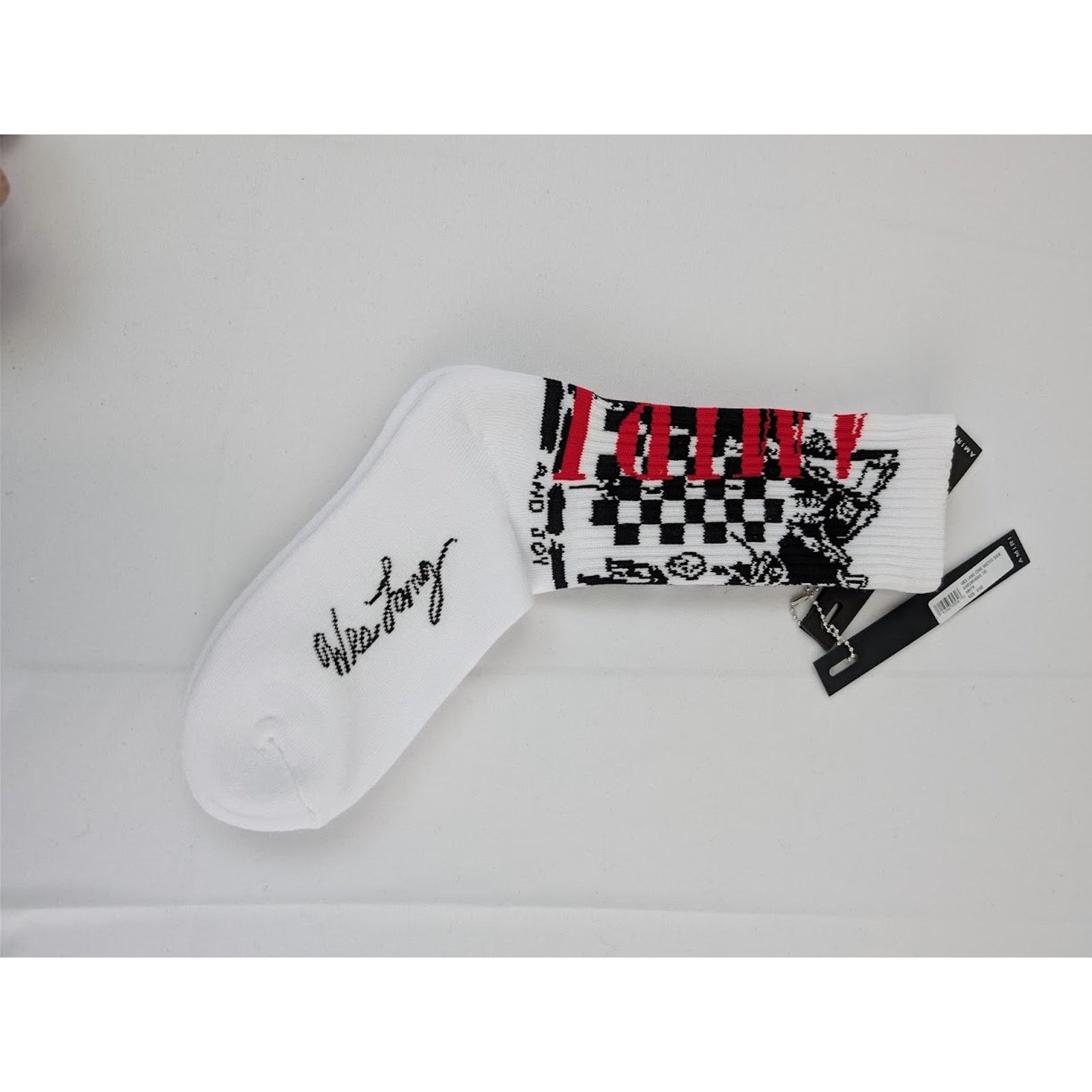 Amiri × Wes Lang o1rshd1 Q:2 / Size: 43-44 / Core Sketch Socks in White Size ONE SIZE - 7 Thumbnail