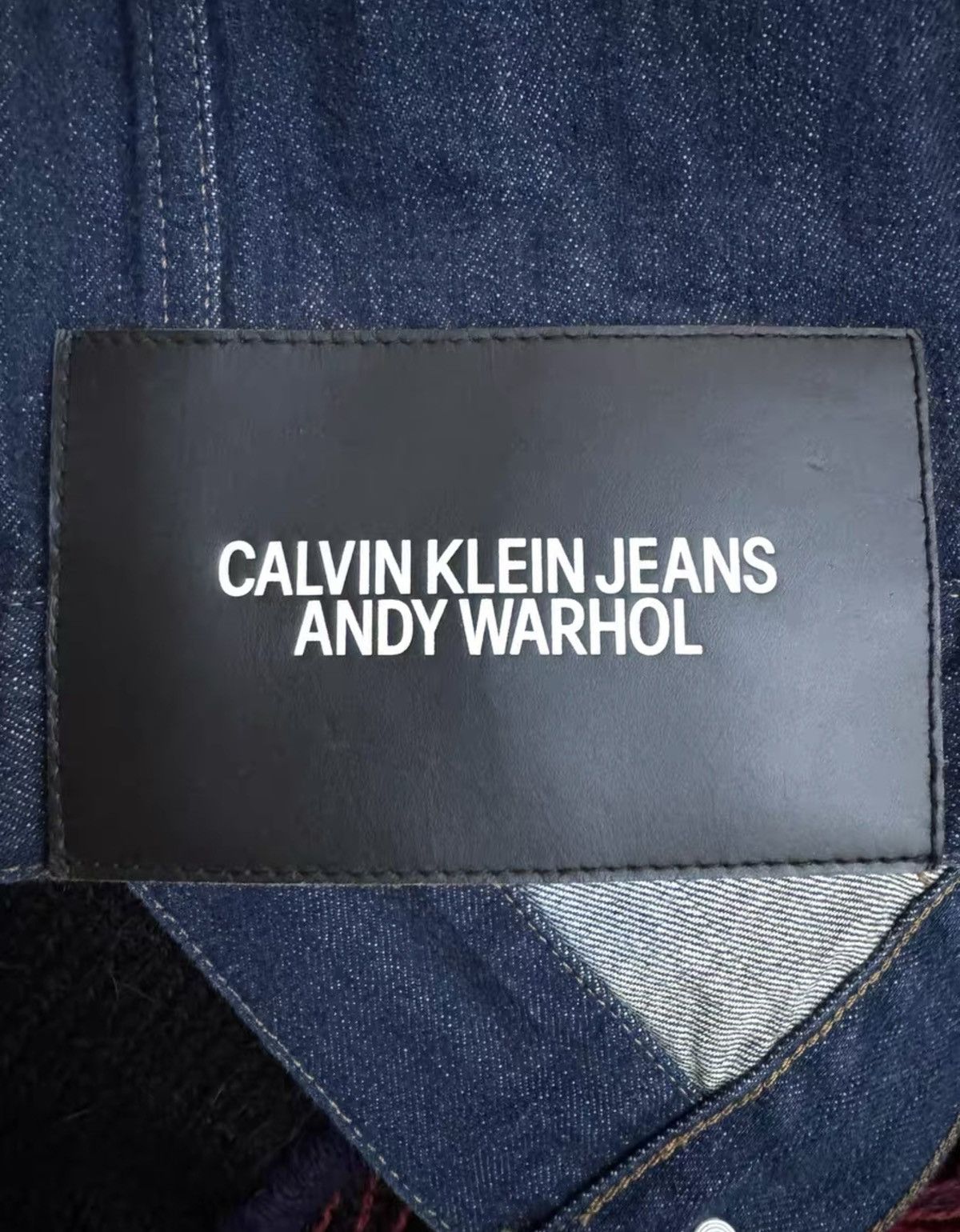 Calvin Klein CALVIN KLEIN 205W39NYC 2018 Runway Printed Denim Jacket Size US L / EU 52-54 / 3 - 4 Thumbnail