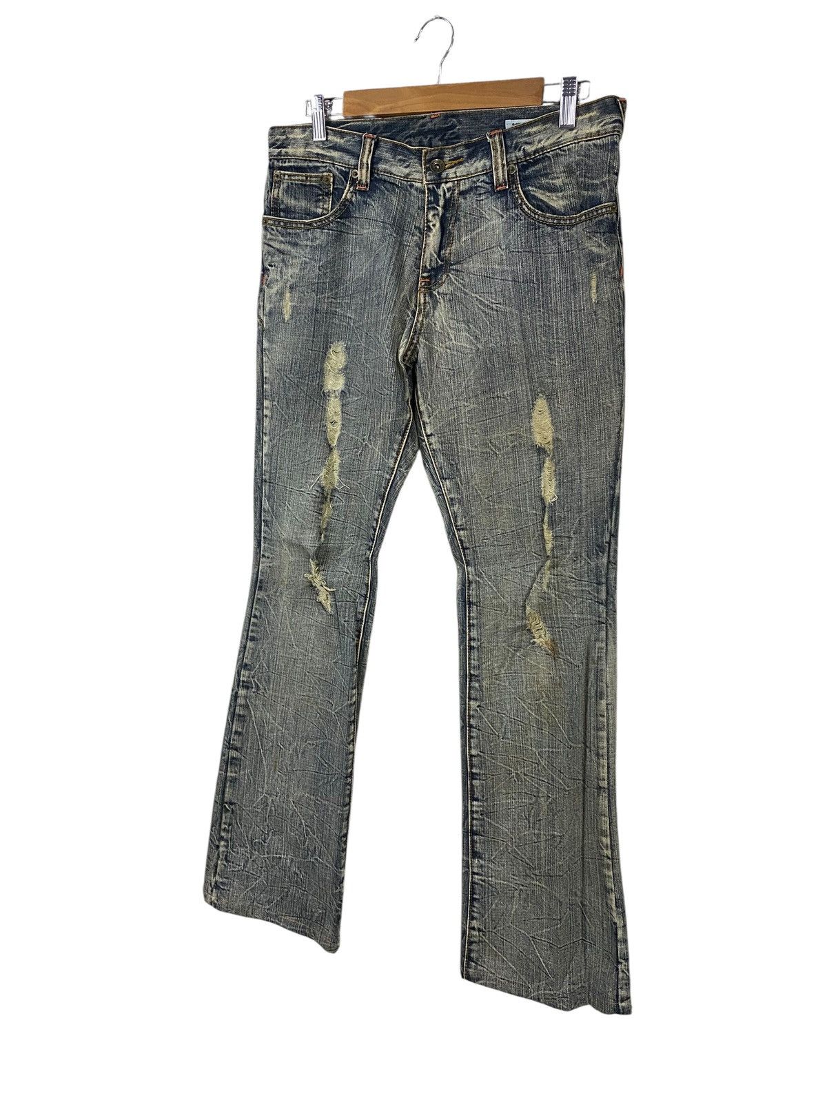 semanticdesign Semantic design flared denim destroyed very rare Size US 33 - 4 Thumbnail