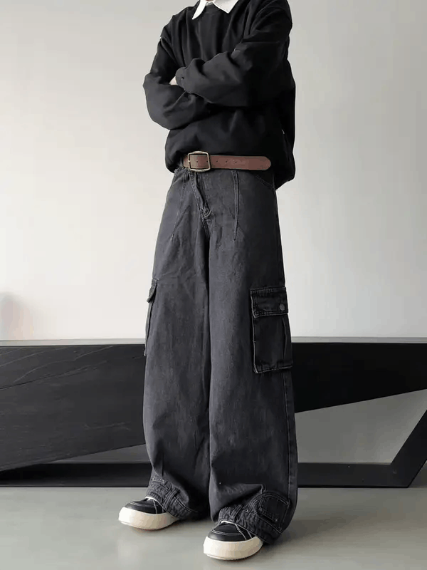 Jean Kobashi x Izumi Gray Cargo Multi Pocket Pants Size US 30 / EU 46 - 1 Thumbnail