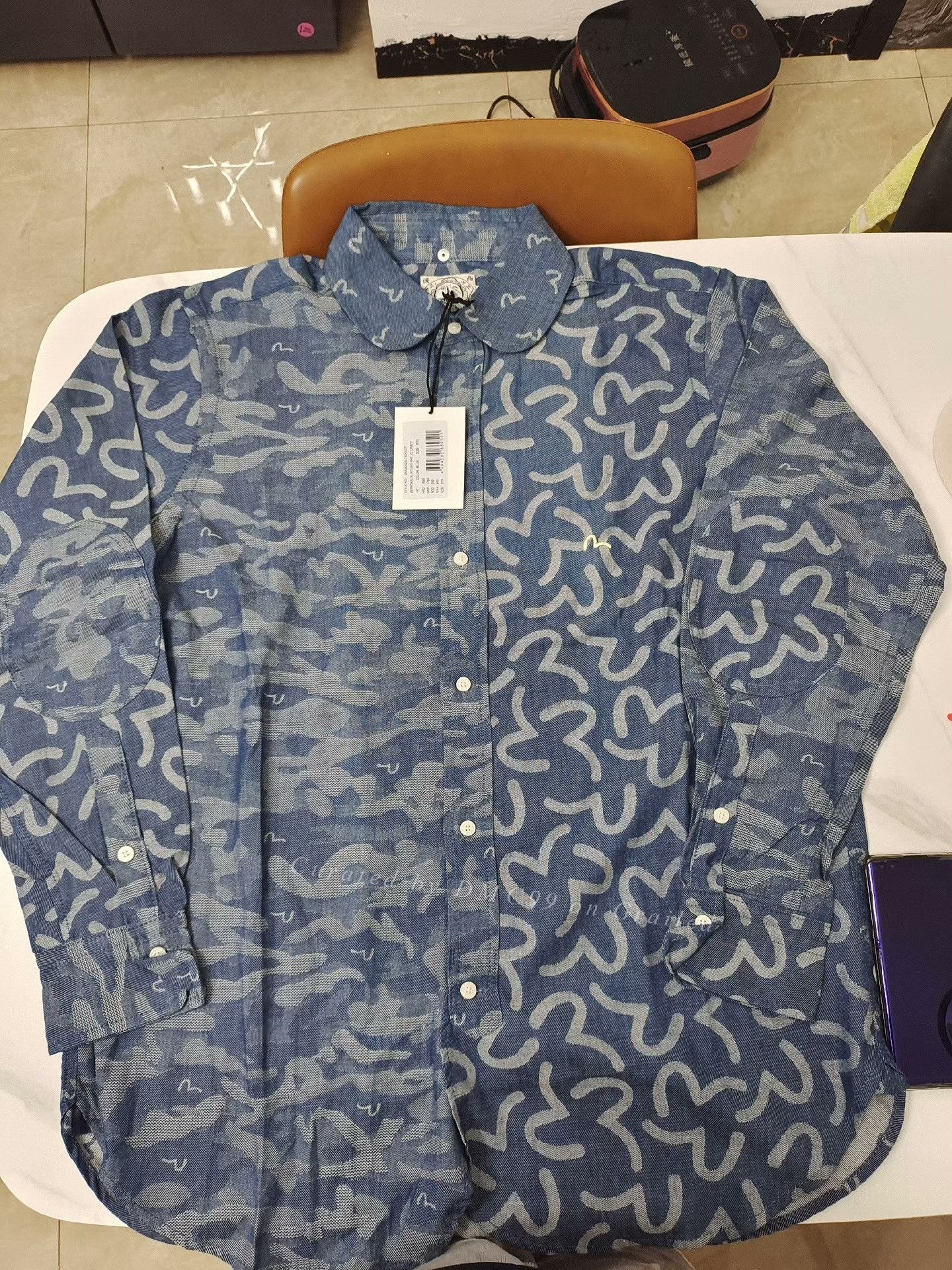Evisu New Japanese EVISU Shirt Size US XS / EU 42 / 0 - 1 Thumbnail