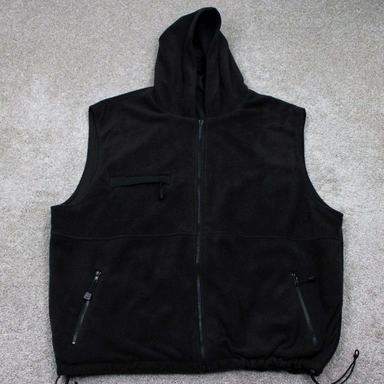 Vintage Ice Armor Reversible Vest Jacket Mens 2XL Black Hooded Full Zip Coat Size US XXL / EU 58 / 5 - 2 Thumbnail