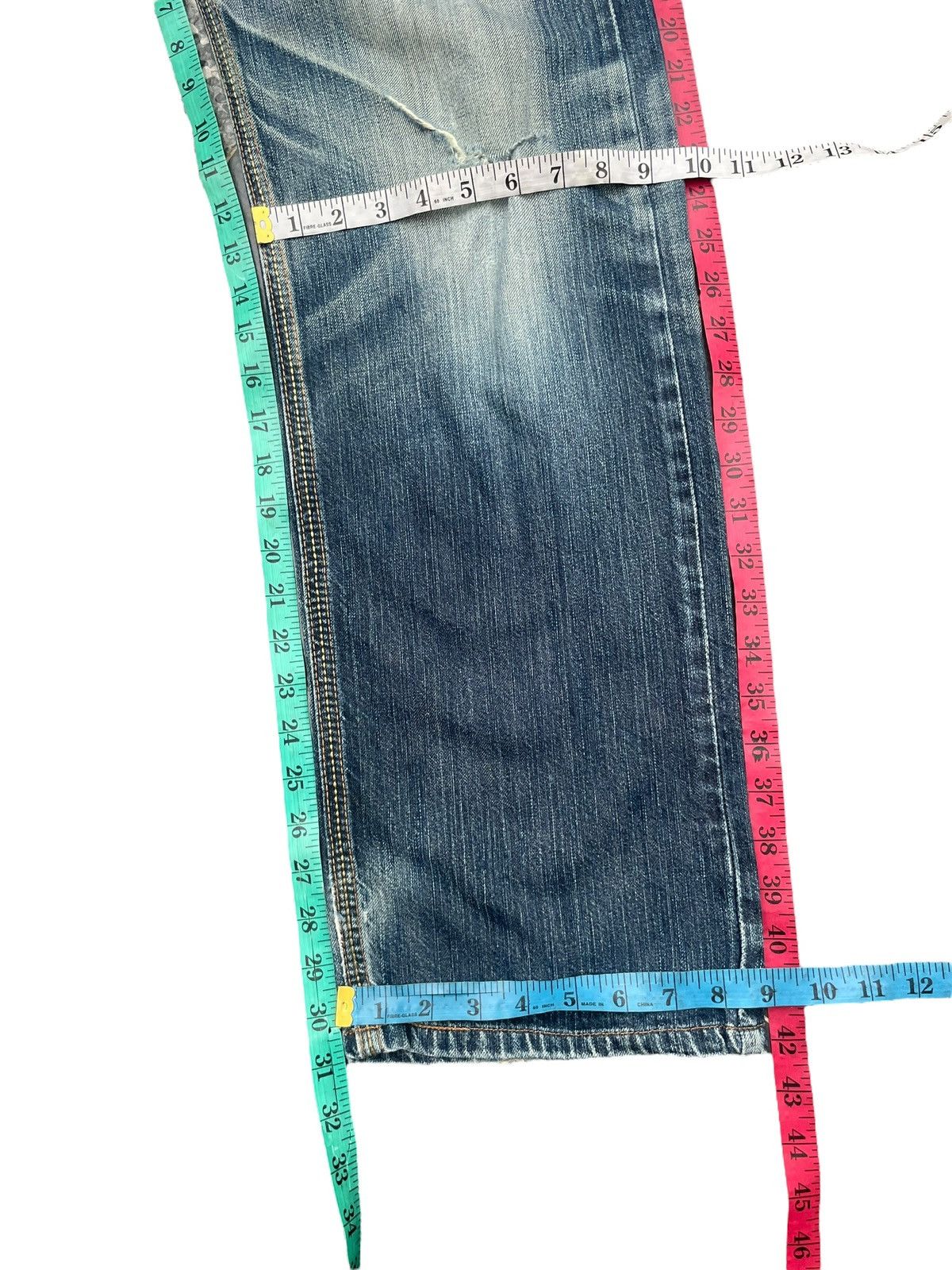 Edwin Vintage Edwin 444XVS Distresed Jeans Size US 33 - 13 Thumbnail