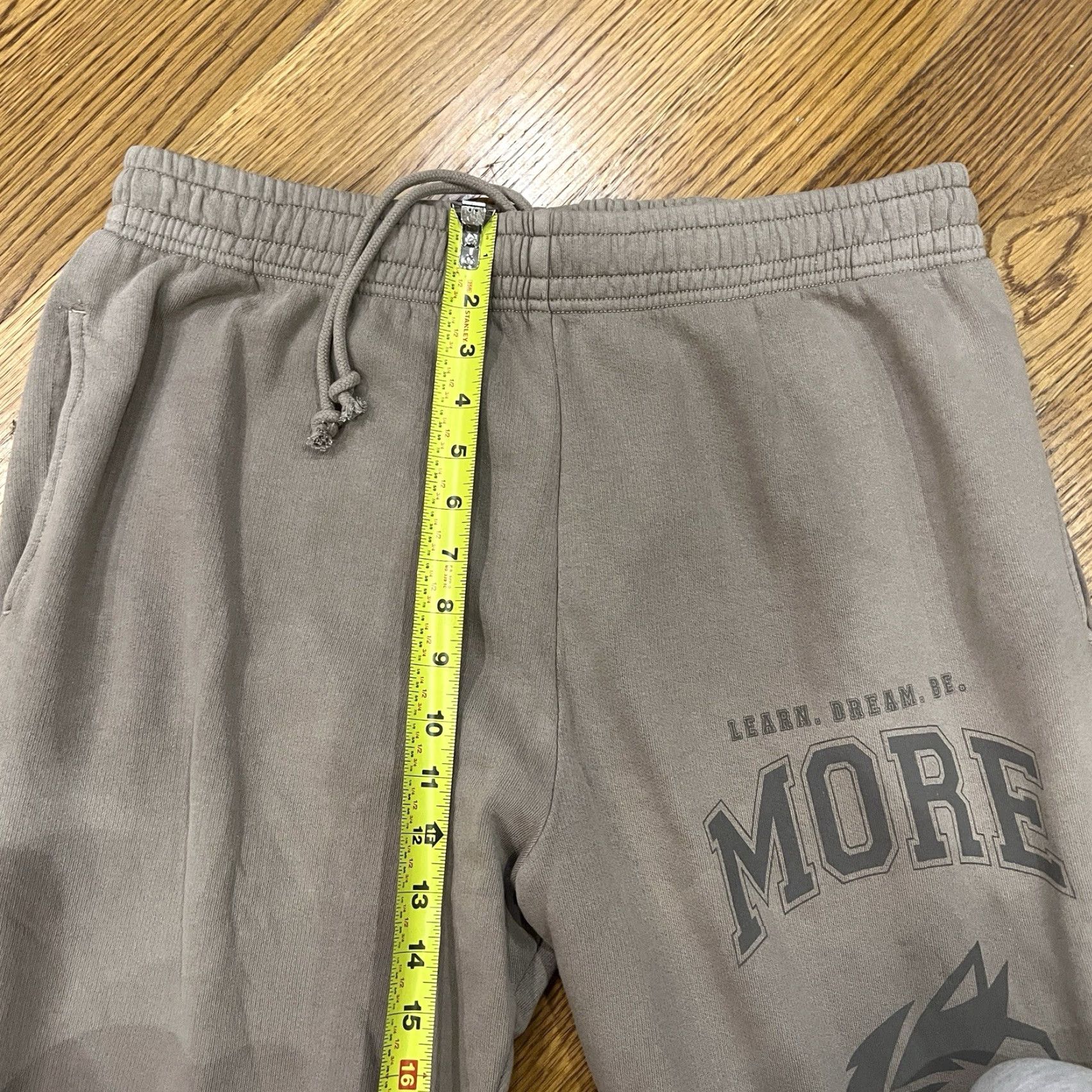 Vintage ALPHALETE Joggers XL Beige Solid Activewear Men Tapered Athleisure Size US 36 / EU 52 - 2 Thumbnail