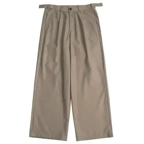 Jean 20SS Indigo Union Japan Khaki Minimal Relaxed Fit Pants Size US 33 - 1 Thumbnail
