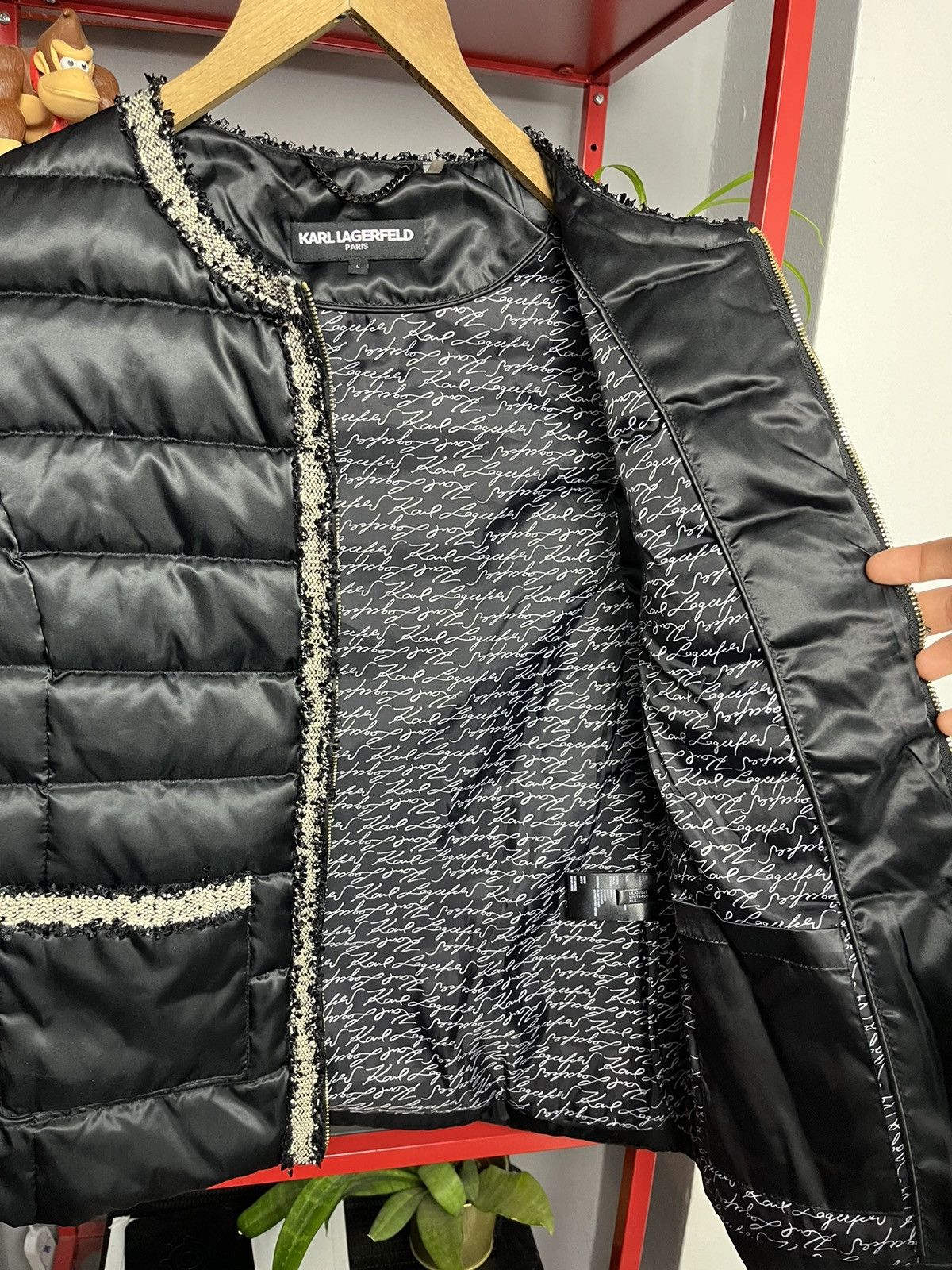 Japanese Brand × Karl Lagerfeld Vintage y2k Karl Lagerfeld puffer vest Size L / US 10 / IT 46 - 3 Thumbnail