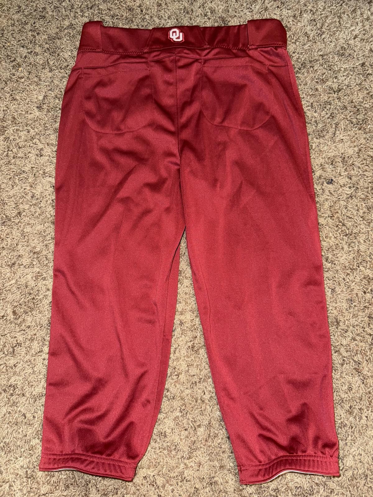Nike Nike Men’s Team Issued Oklahoma Sooners Football Team Red Pants Sample Size US 32 / EU 48 - 7 Thumbnail