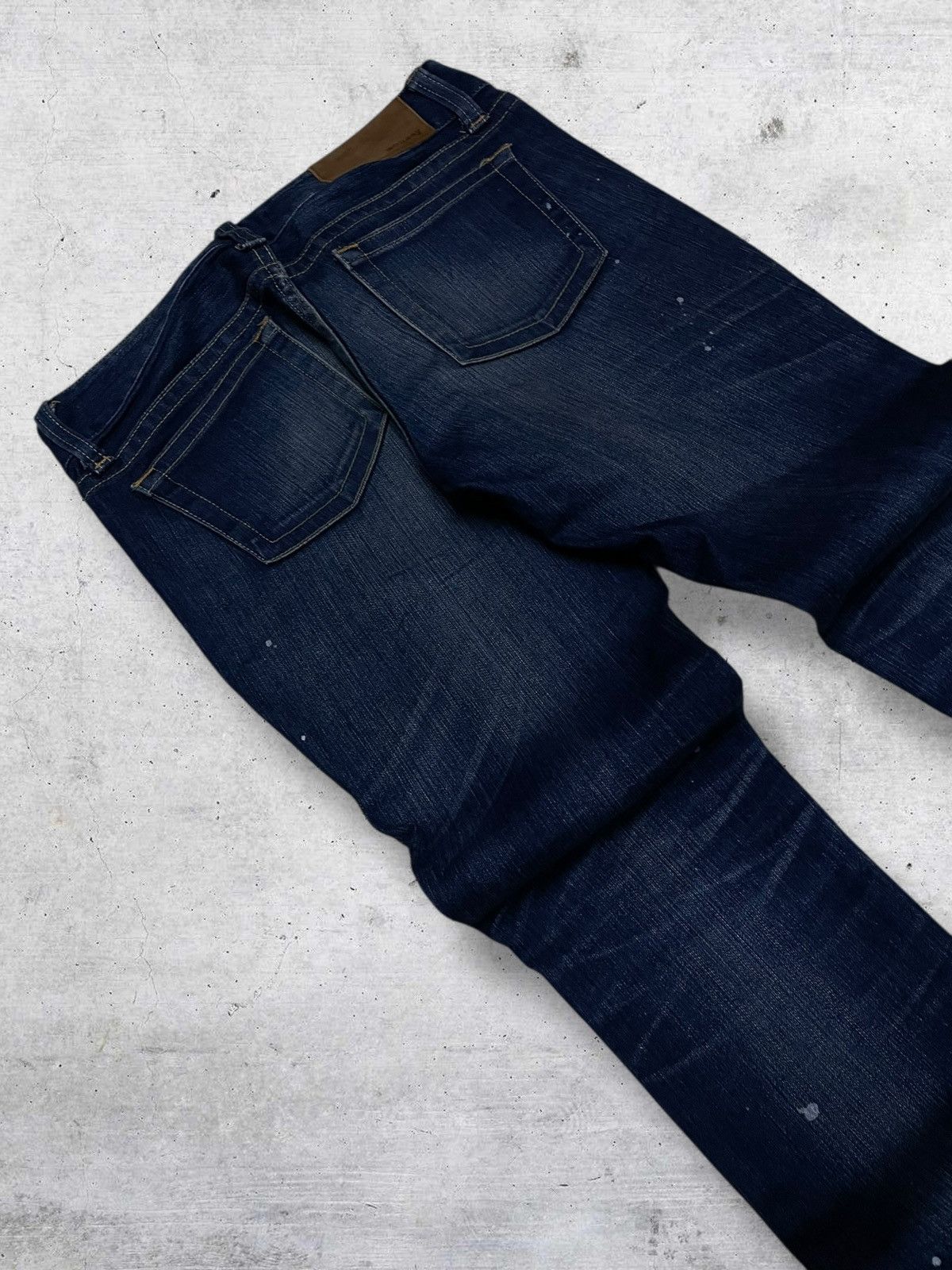 Japanese Brand VINTAGE MOUSSY JAPAN DESIGNER 90S SPLASH PUNK SKINNY DENIM Size US 29 - 14 Thumbnail